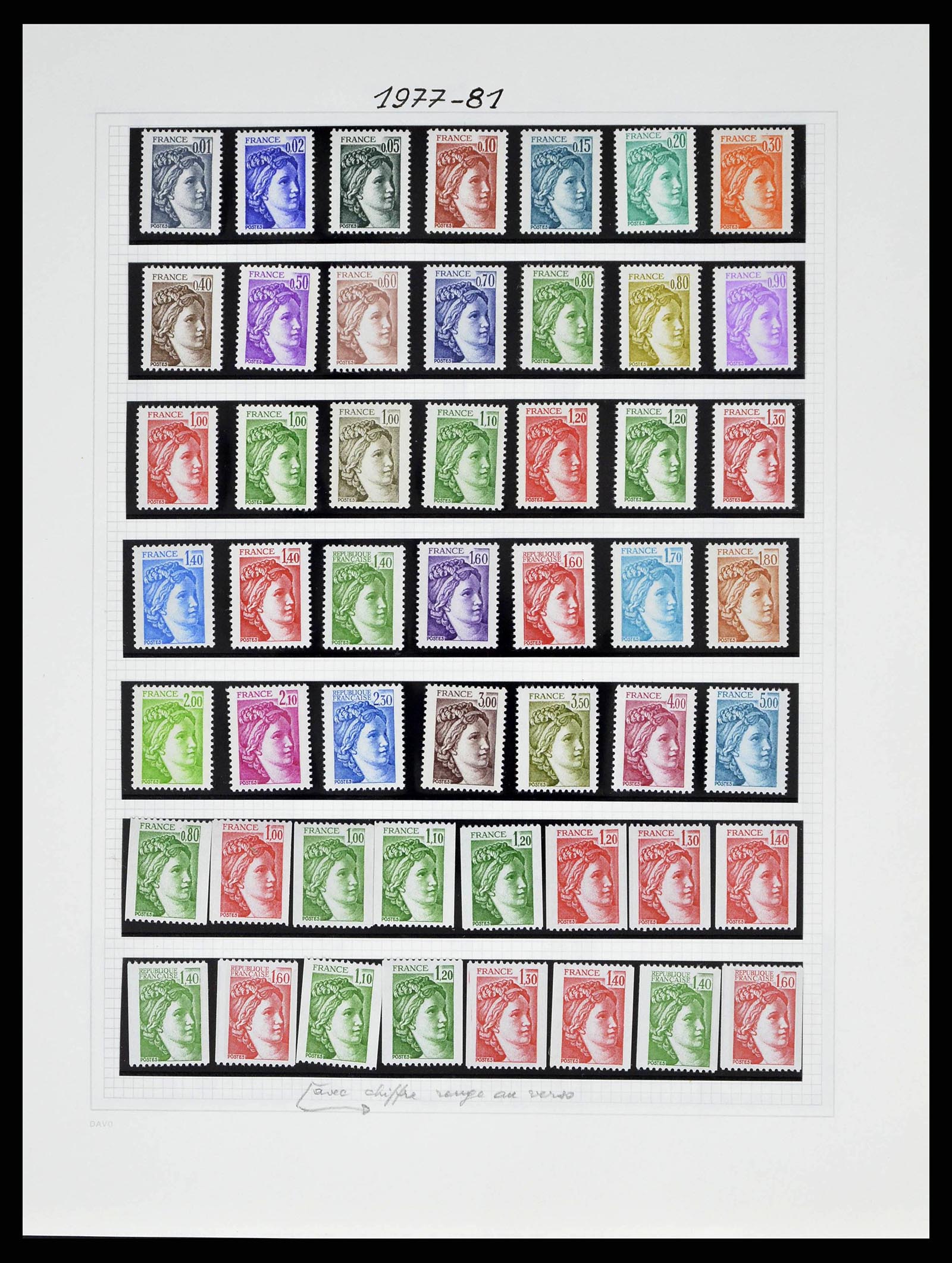 38645 0148 - Stamp collection 38645 France 1849-1983.