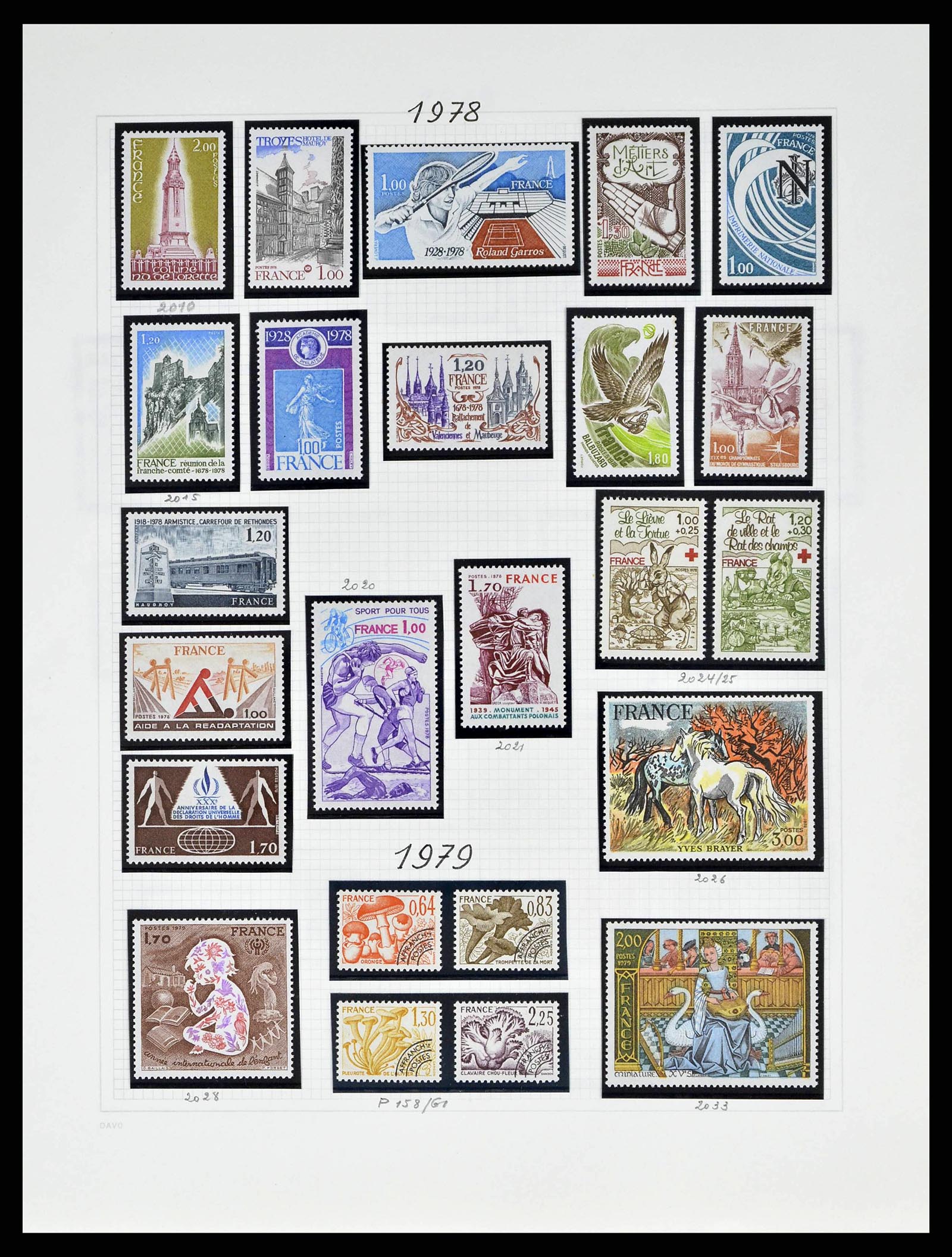 38645 0151 - Stamp collection 38645 France 1849-1983.