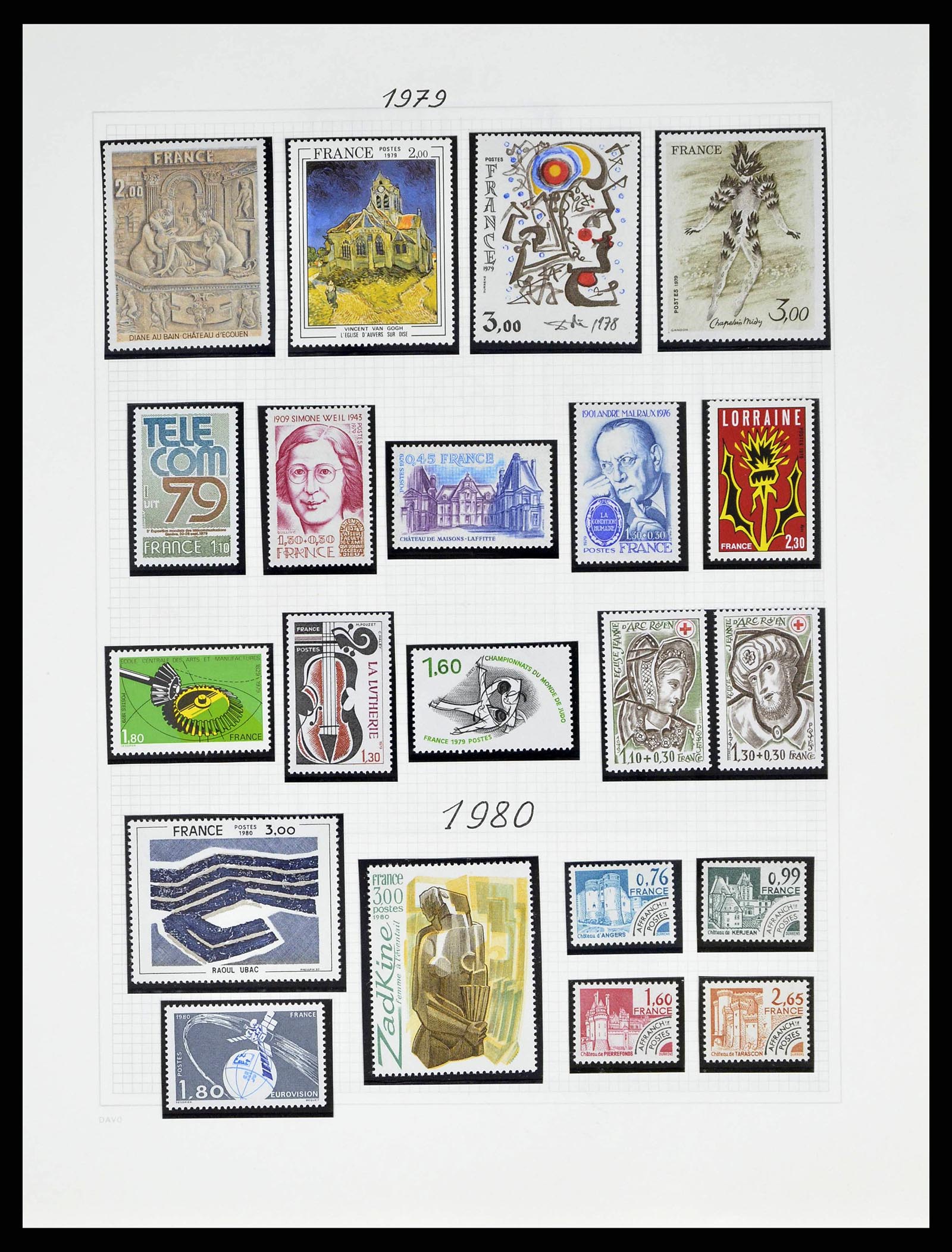 38645 0153 - Stamp collection 38645 France 1849-1983.
