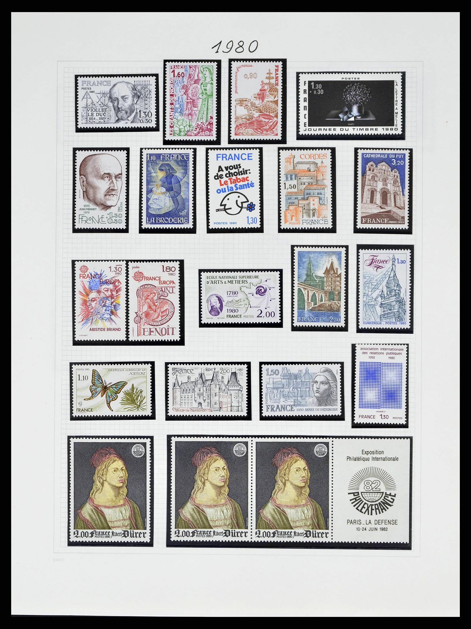 38645 0154 - Stamp collection 38645 France 1849-1983.