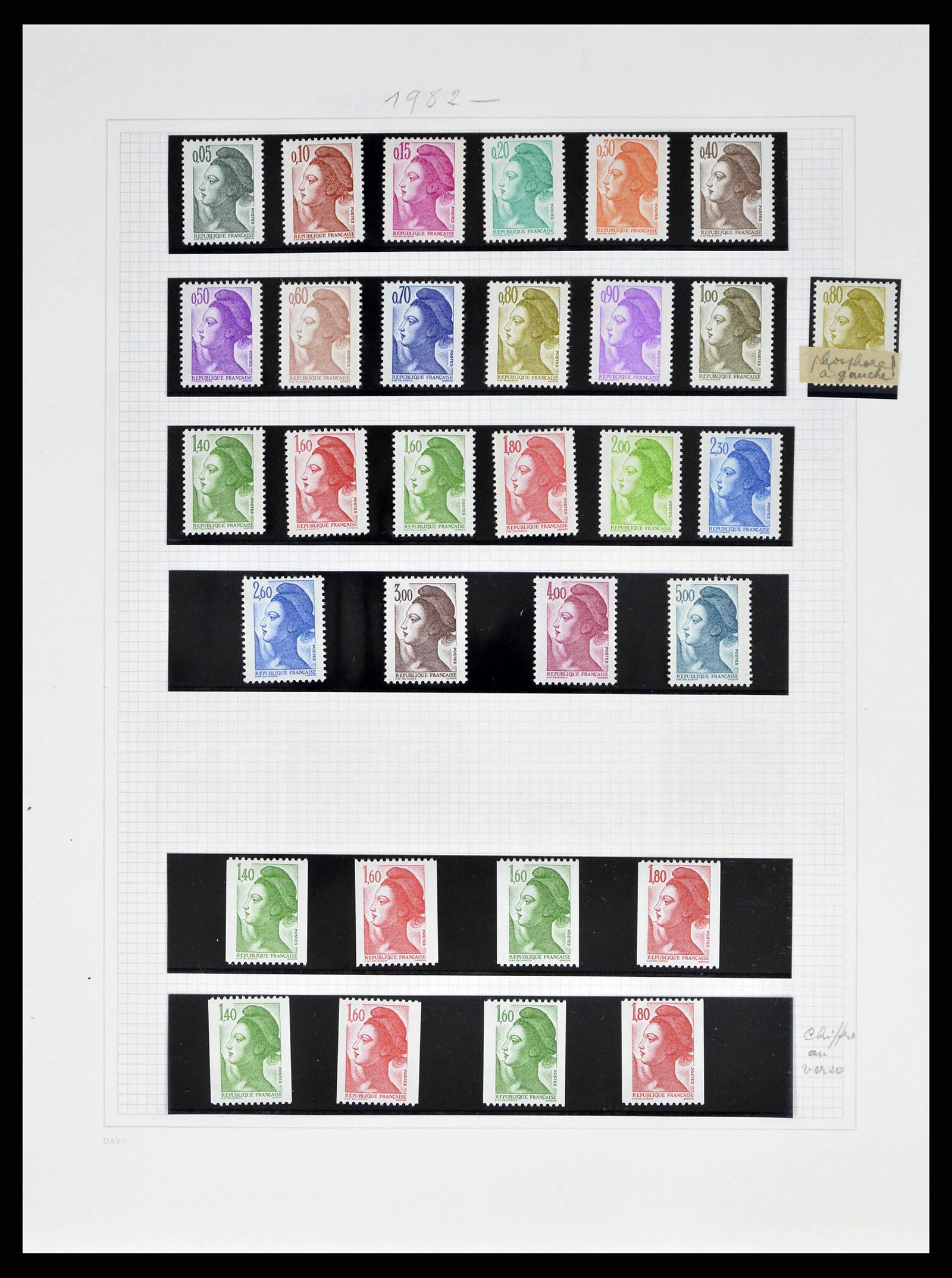 38645 0159 - Stamp collection 38645 France 1849-1983.