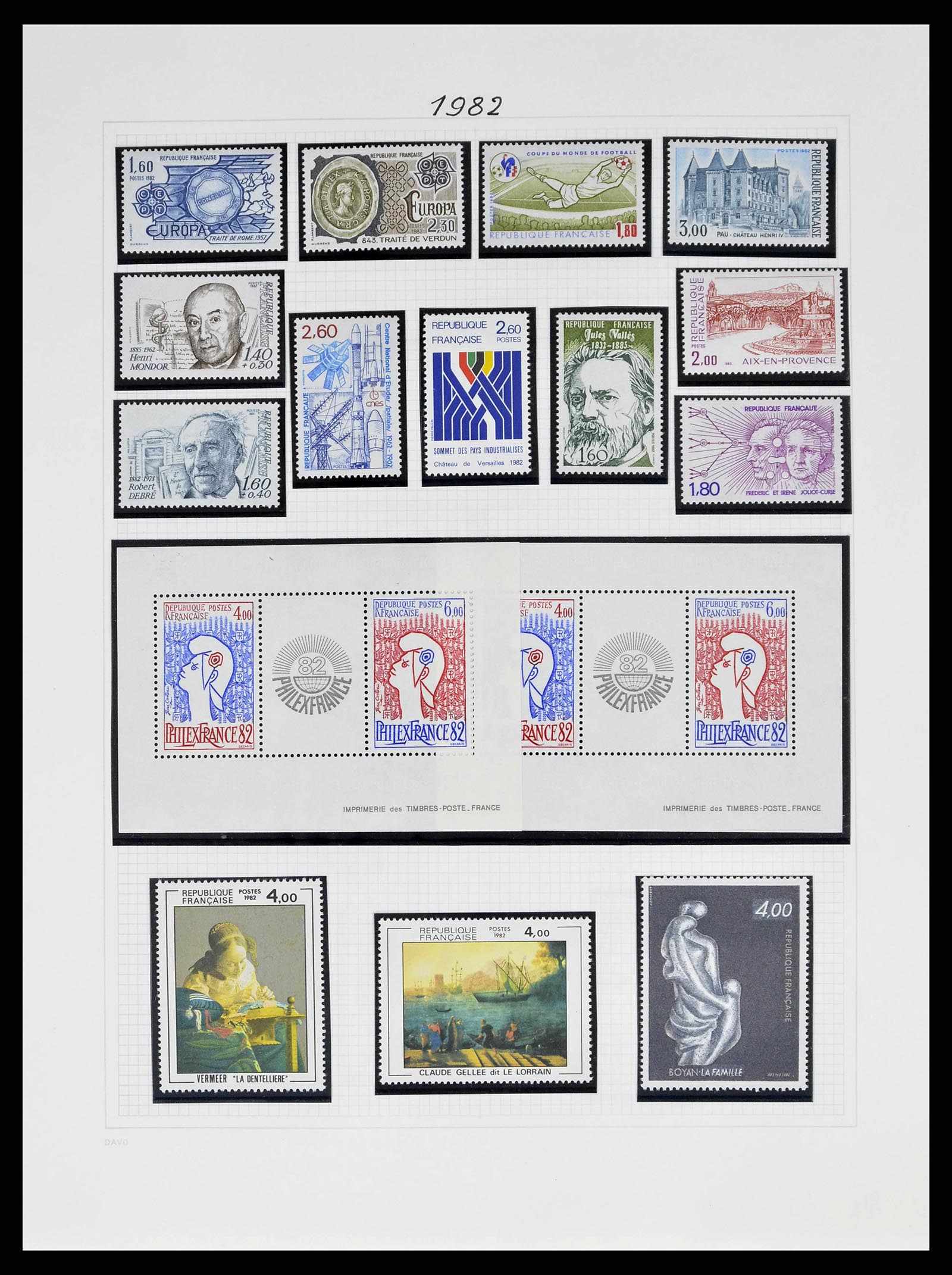 38645 0161 - Stamp collection 38645 France 1849-1983.