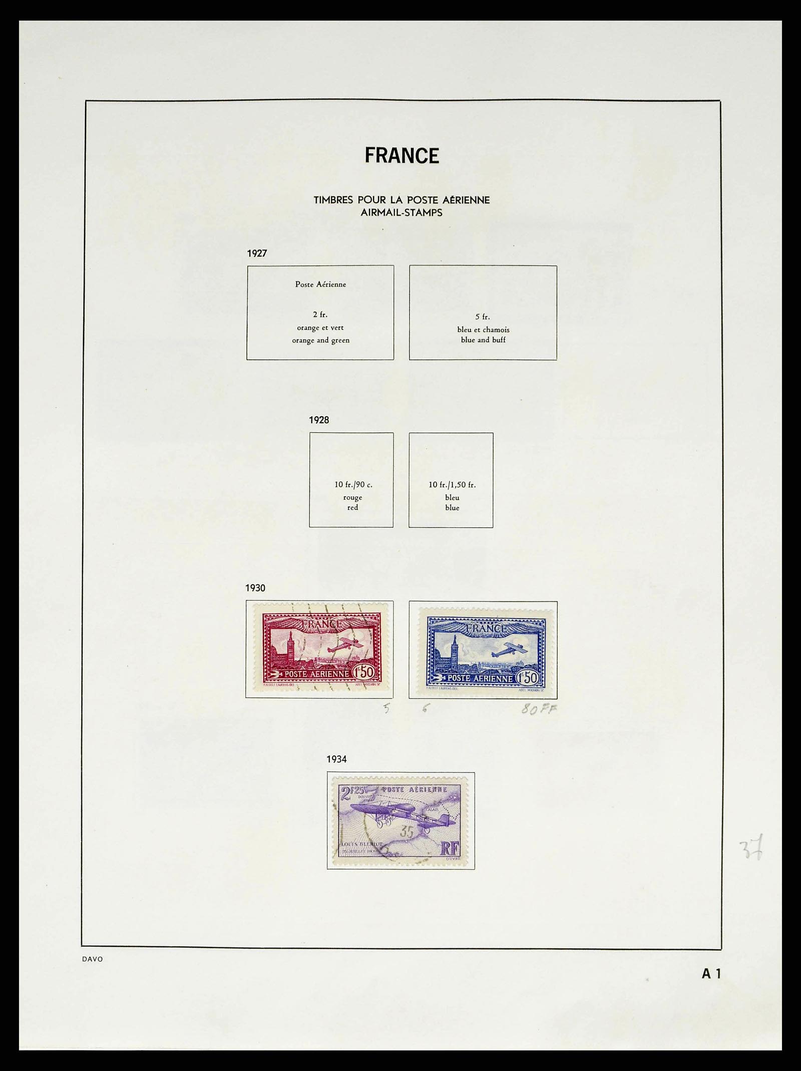38645 0165 - Stamp collection 38645 France 1849-1983.