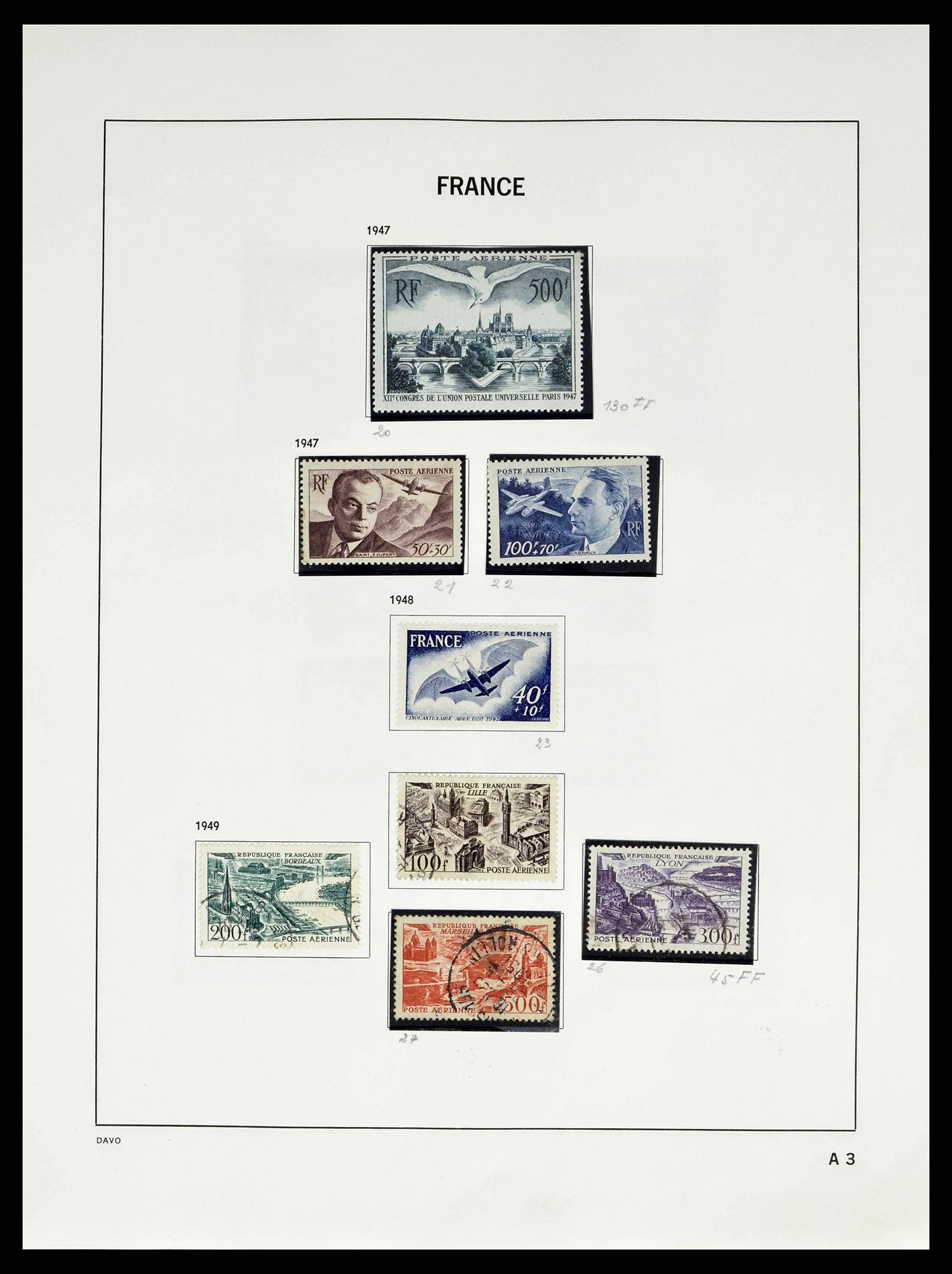 38645 0167 - Stamp collection 38645 France 1849-1983.