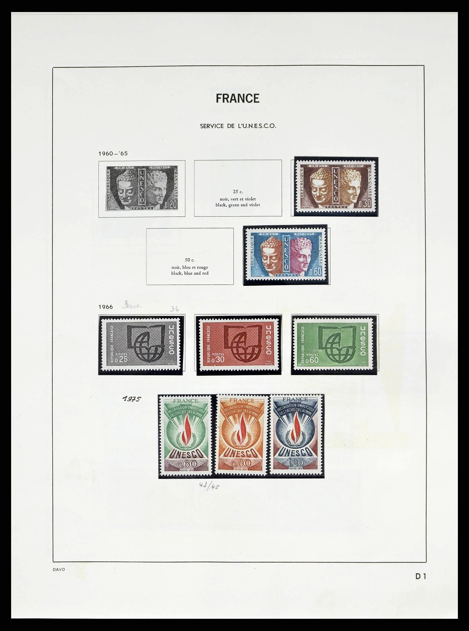 38645 0172 - Stamp collection 38645 France 1849-1983.