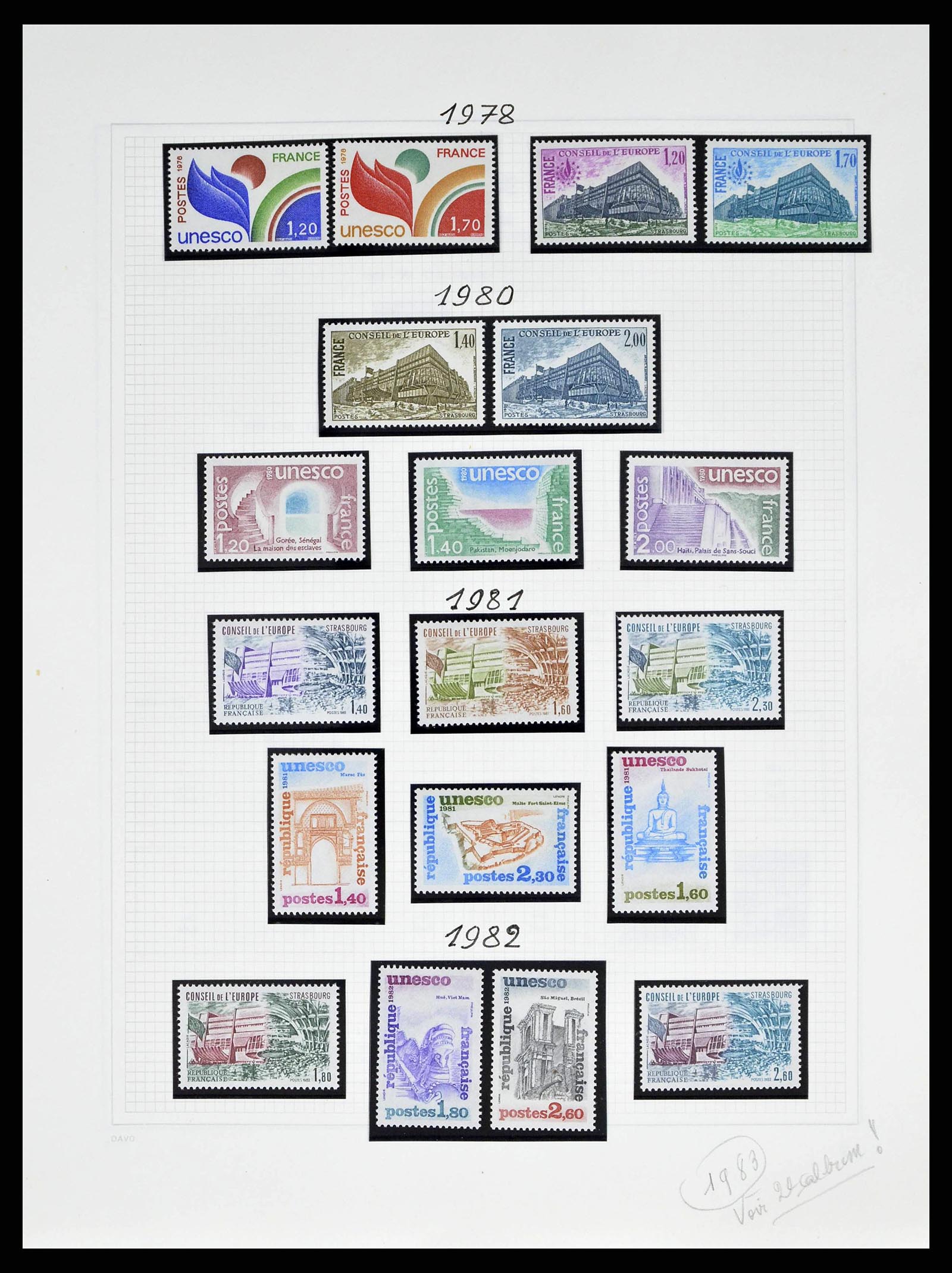 38645 0174 - Stamp collection 38645 France 1849-1983.