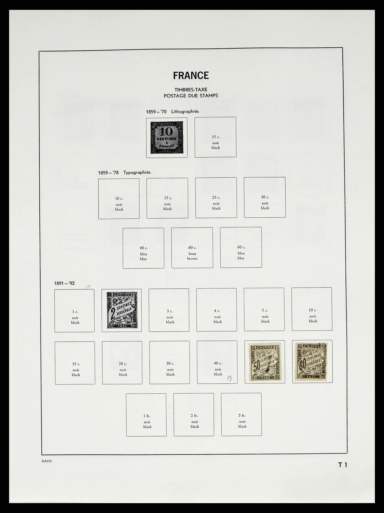 38645 0175 - Stamp collection 38645 France 1849-1983.