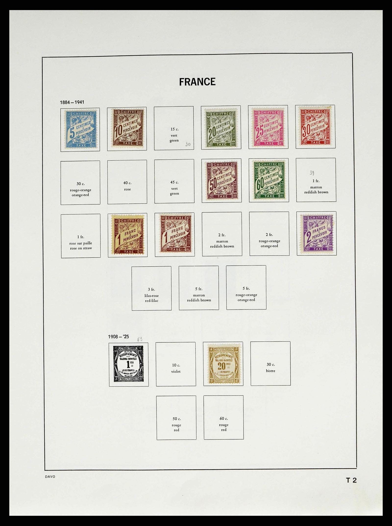 38645 0176 - Stamp collection 38645 France 1849-1983.