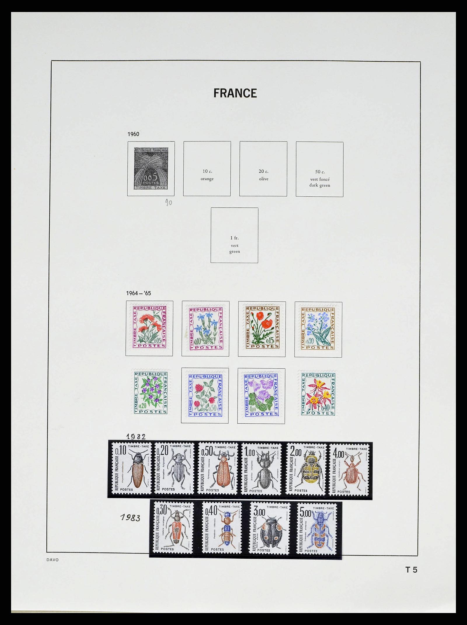 38645 0179 - Stamp collection 38645 France 1849-1983.