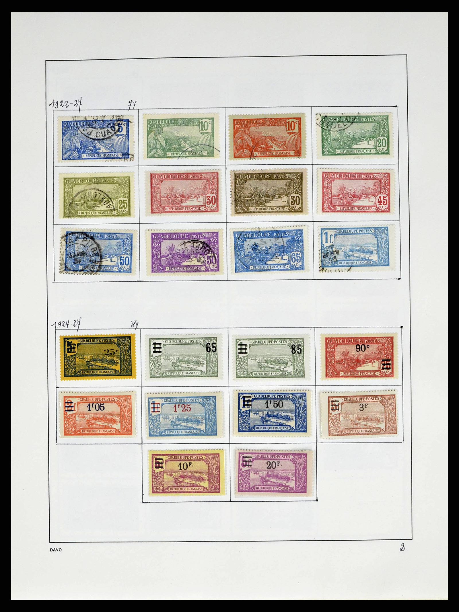 38645 0182 - Postzegelverzameling 38645 Frankrijk 1849-1983.