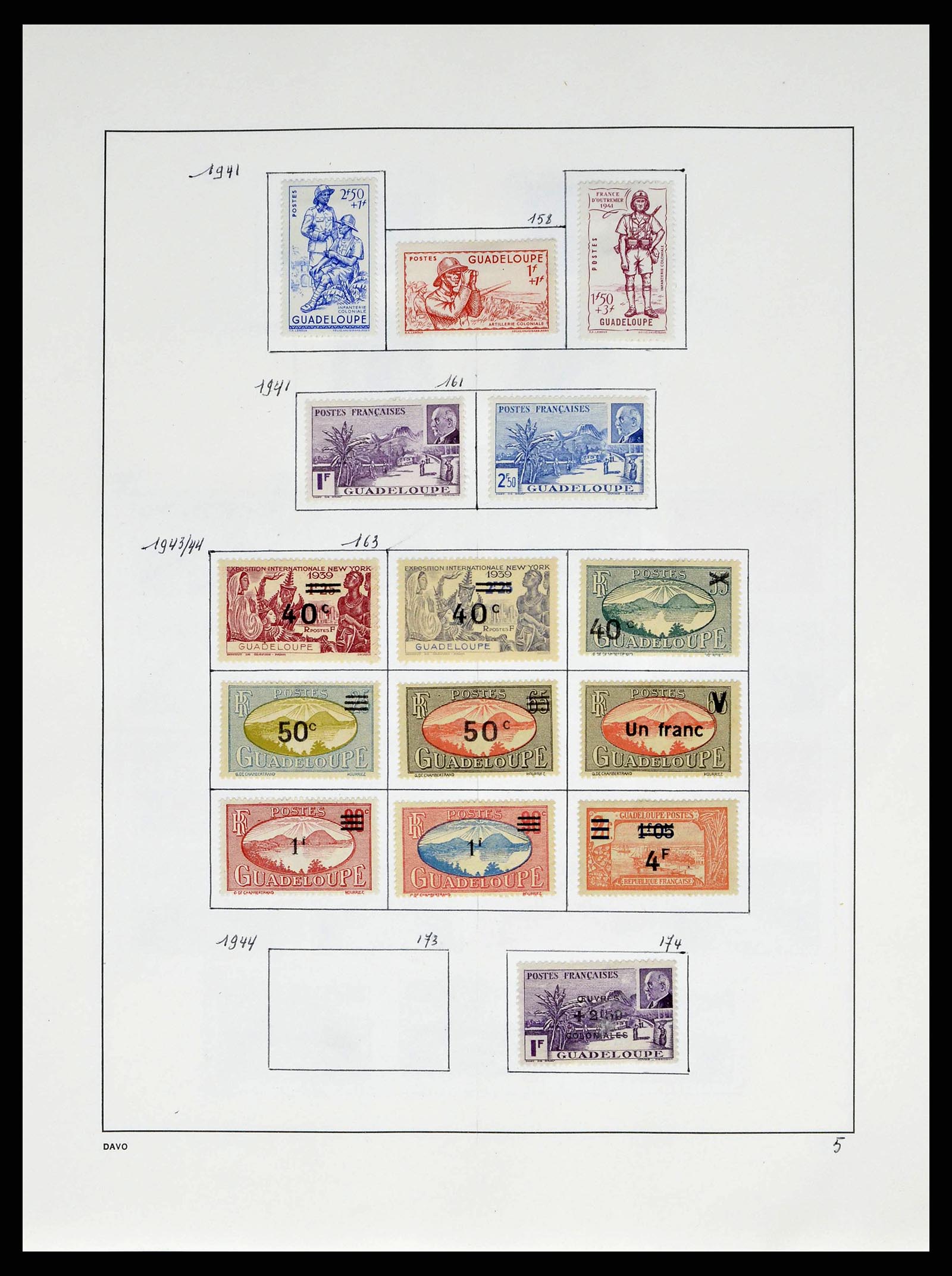 38645 0185 - Postzegelverzameling 38645 Frankrijk 1849-1983.