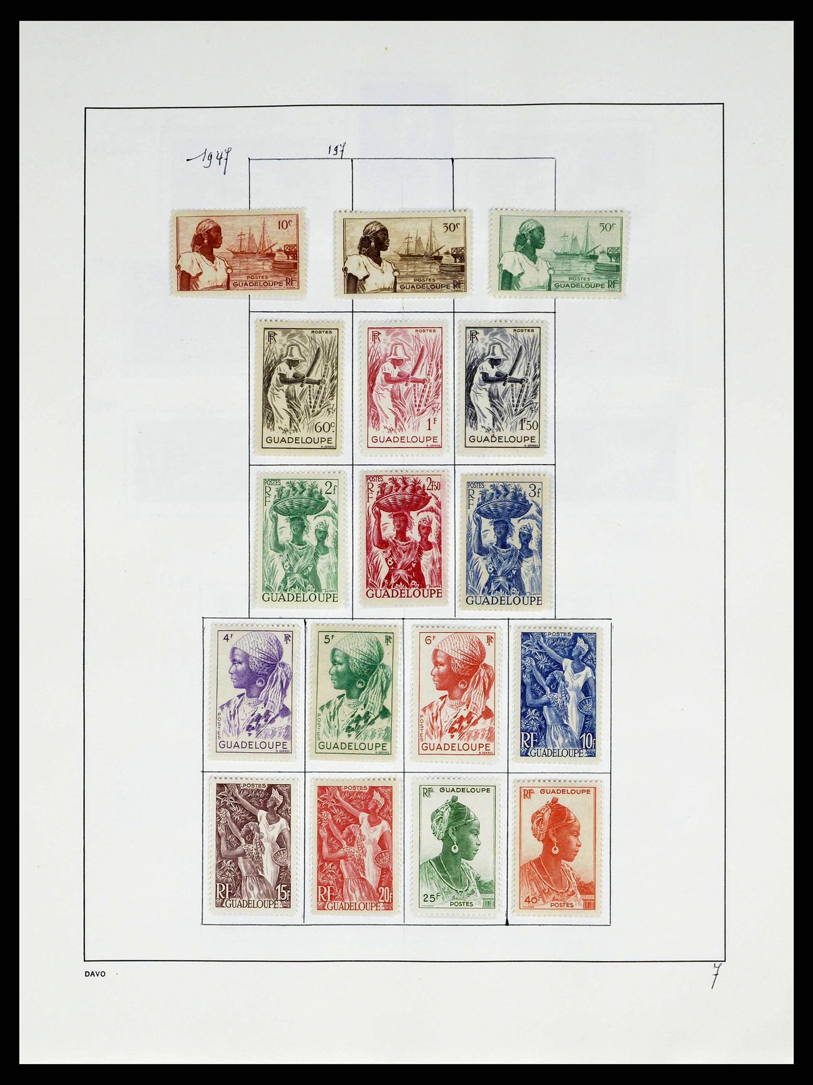 38645 0187 - Postzegelverzameling 38645 Frankrijk 1849-1983.
