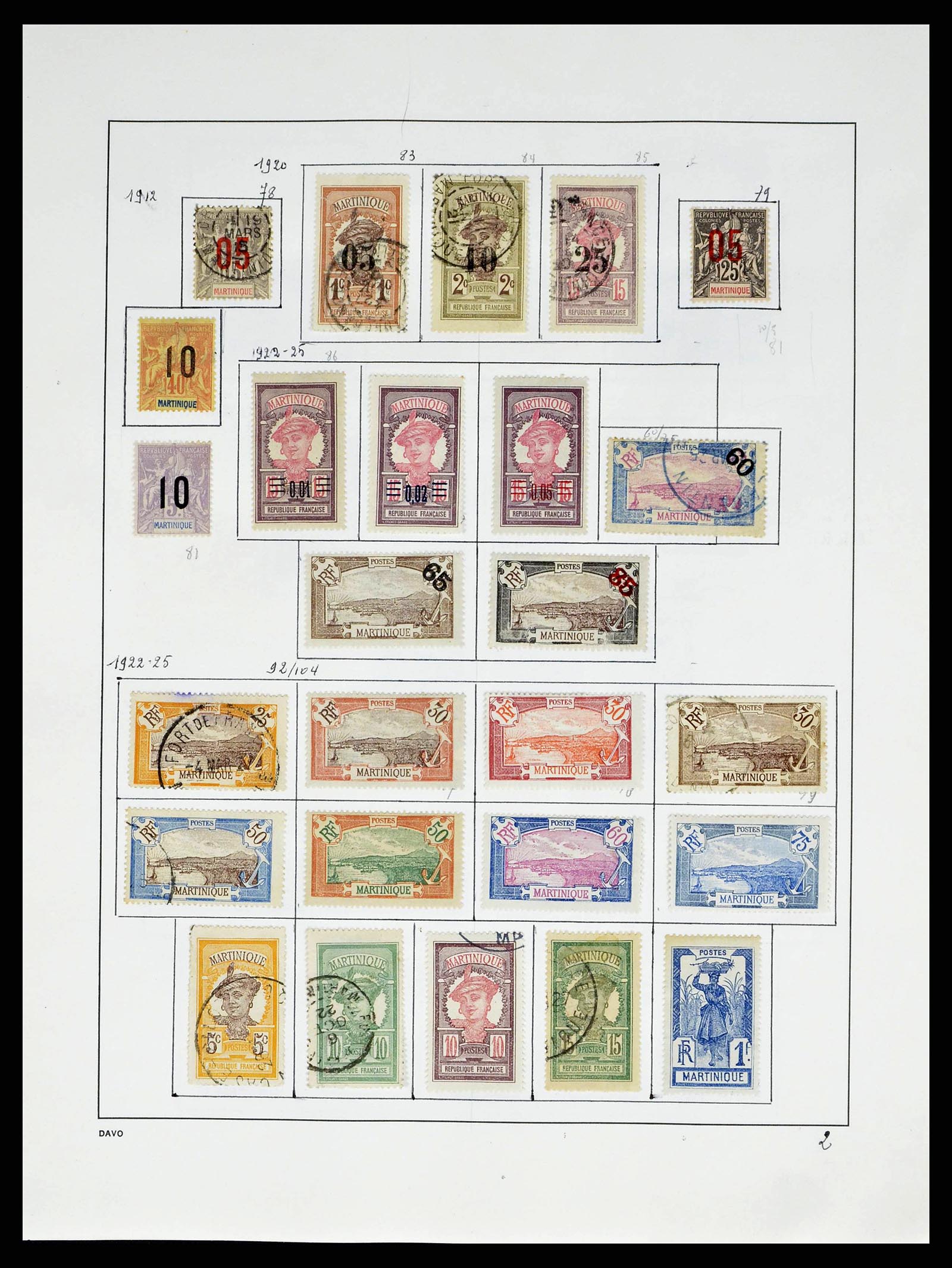 38645 0190 - Postzegelverzameling 38645 Frankrijk 1849-1983.