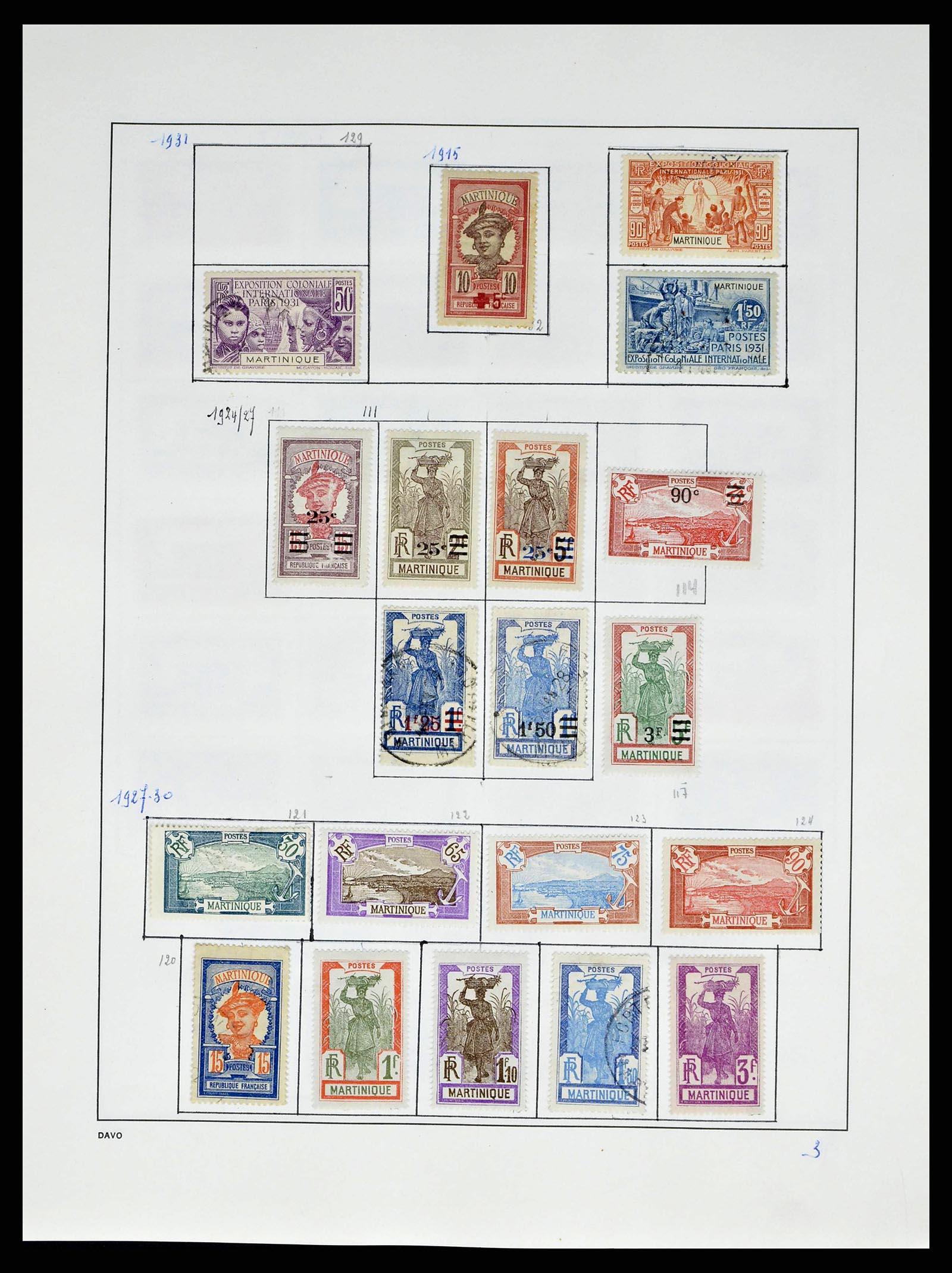 38645 0191 - Postzegelverzameling 38645 Frankrijk 1849-1983.