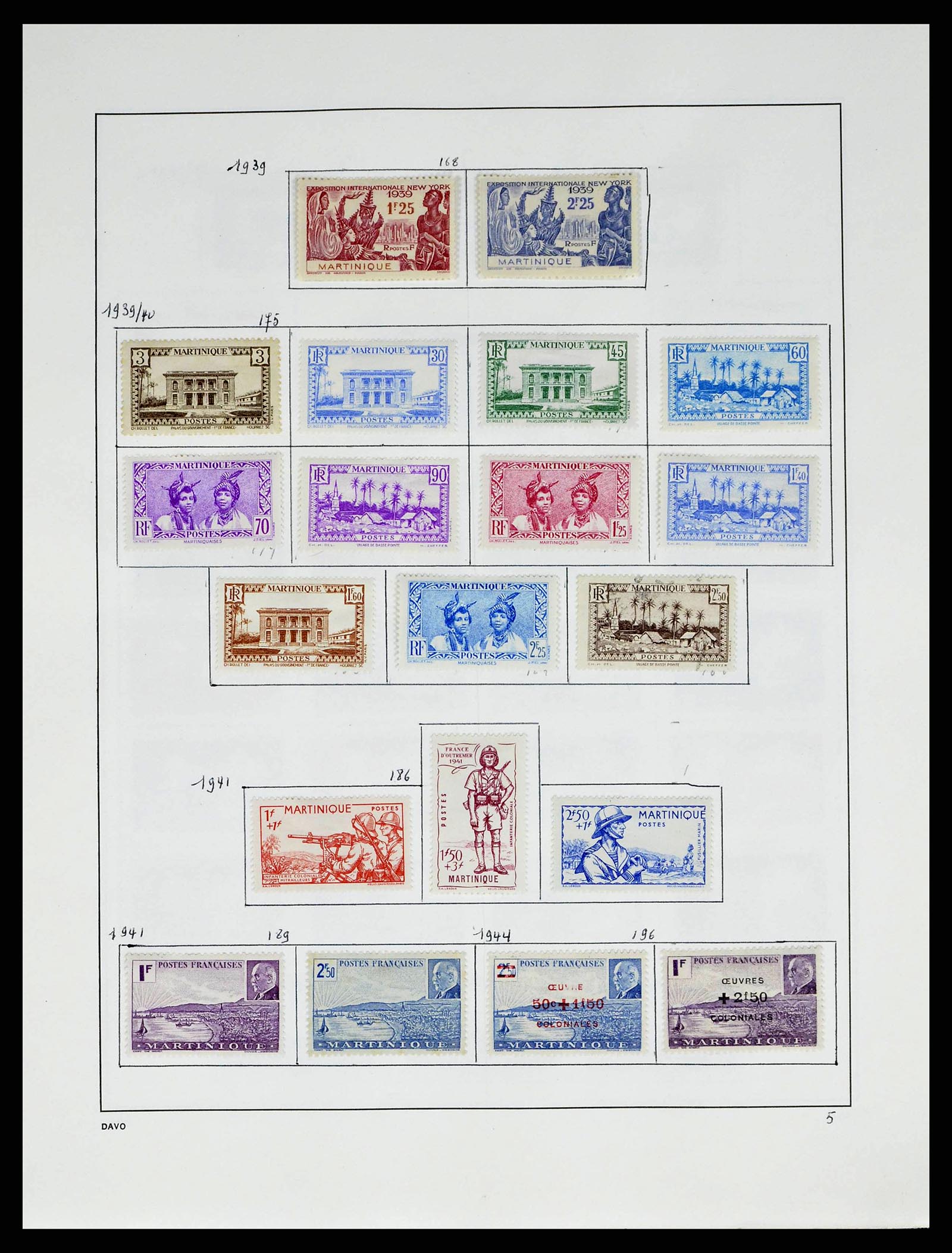 38645 0193 - Postzegelverzameling 38645 Frankrijk 1849-1983.