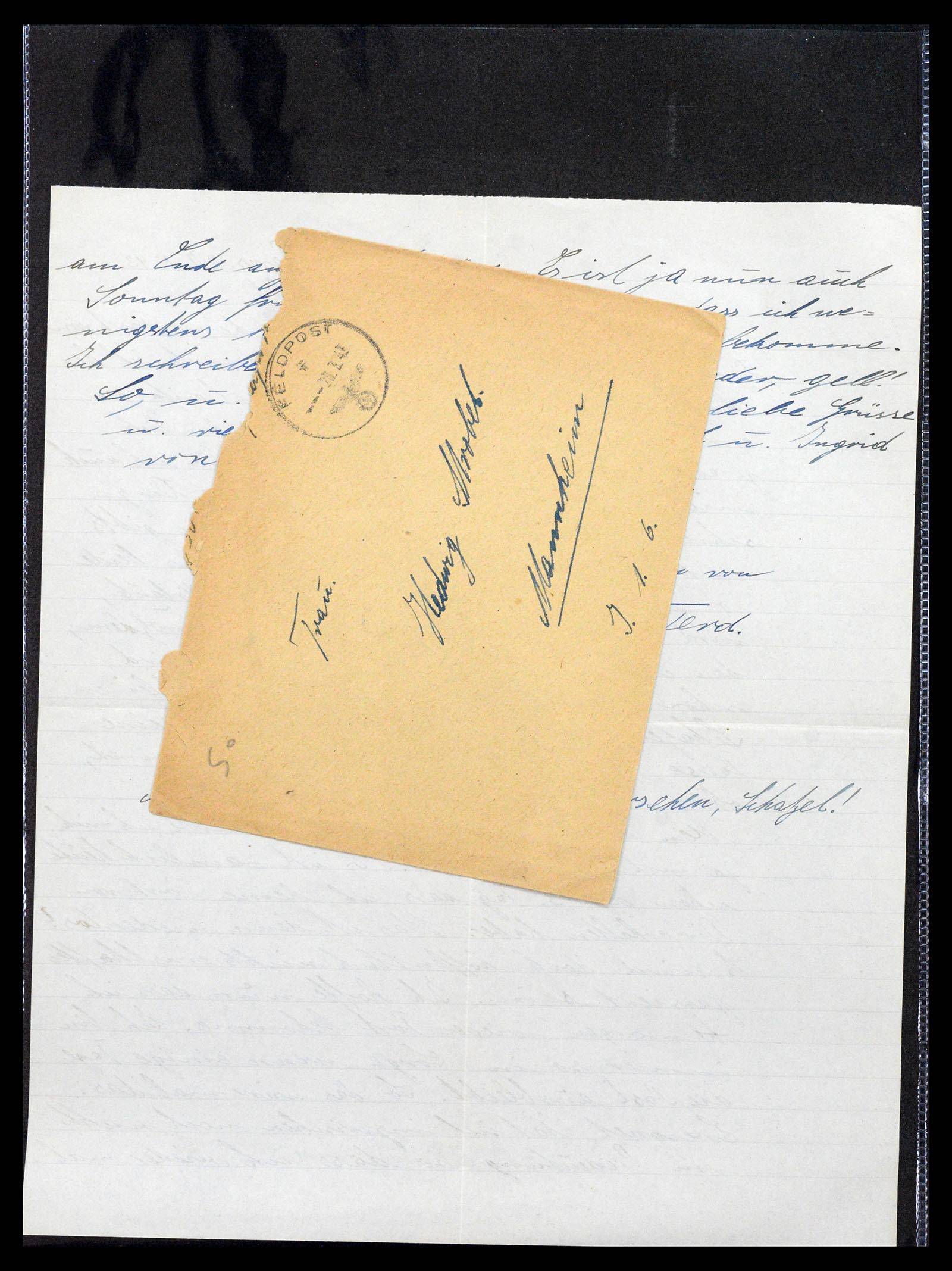 38646 0008 - Postzegelverzameling 38646 Duitsland brieven en kaarten 1940-1945.