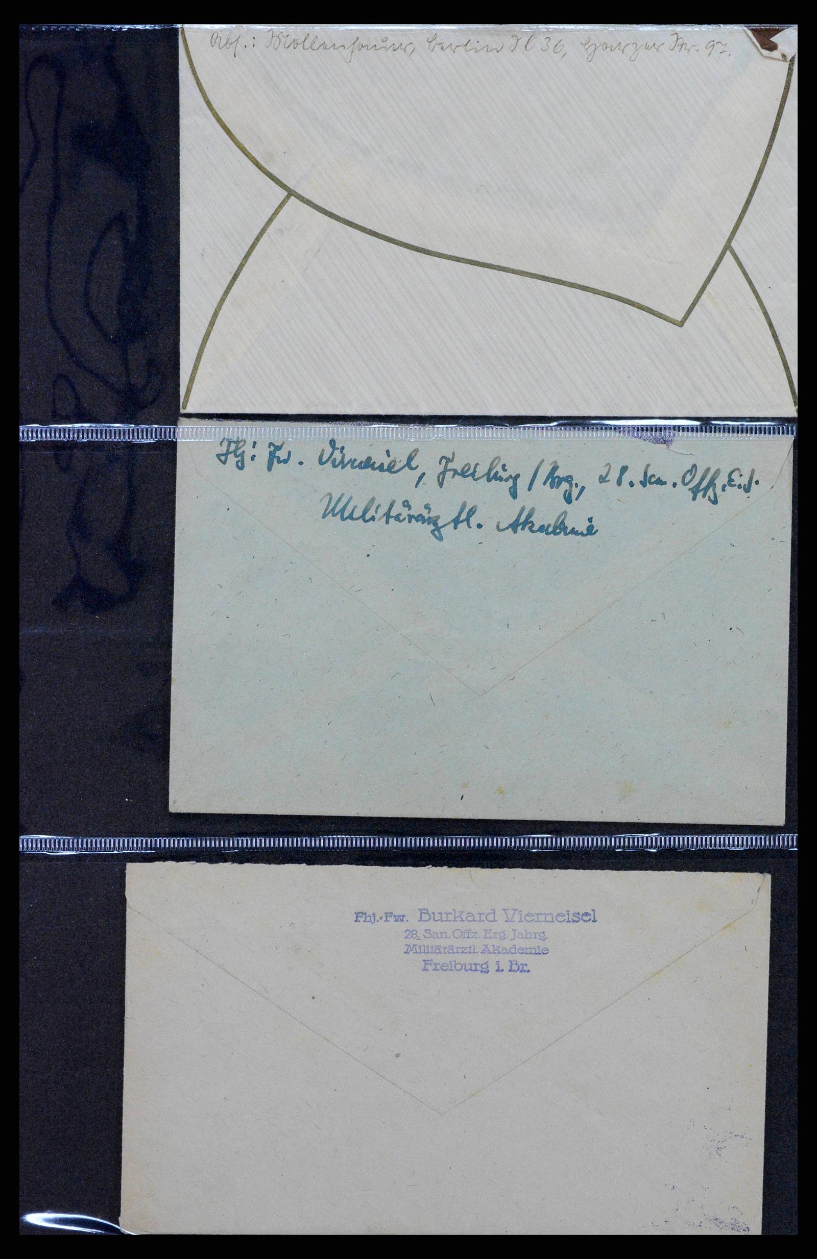 38646 0045 - Postzegelverzameling 38646 Duitsland brieven en kaarten 1940-1945.