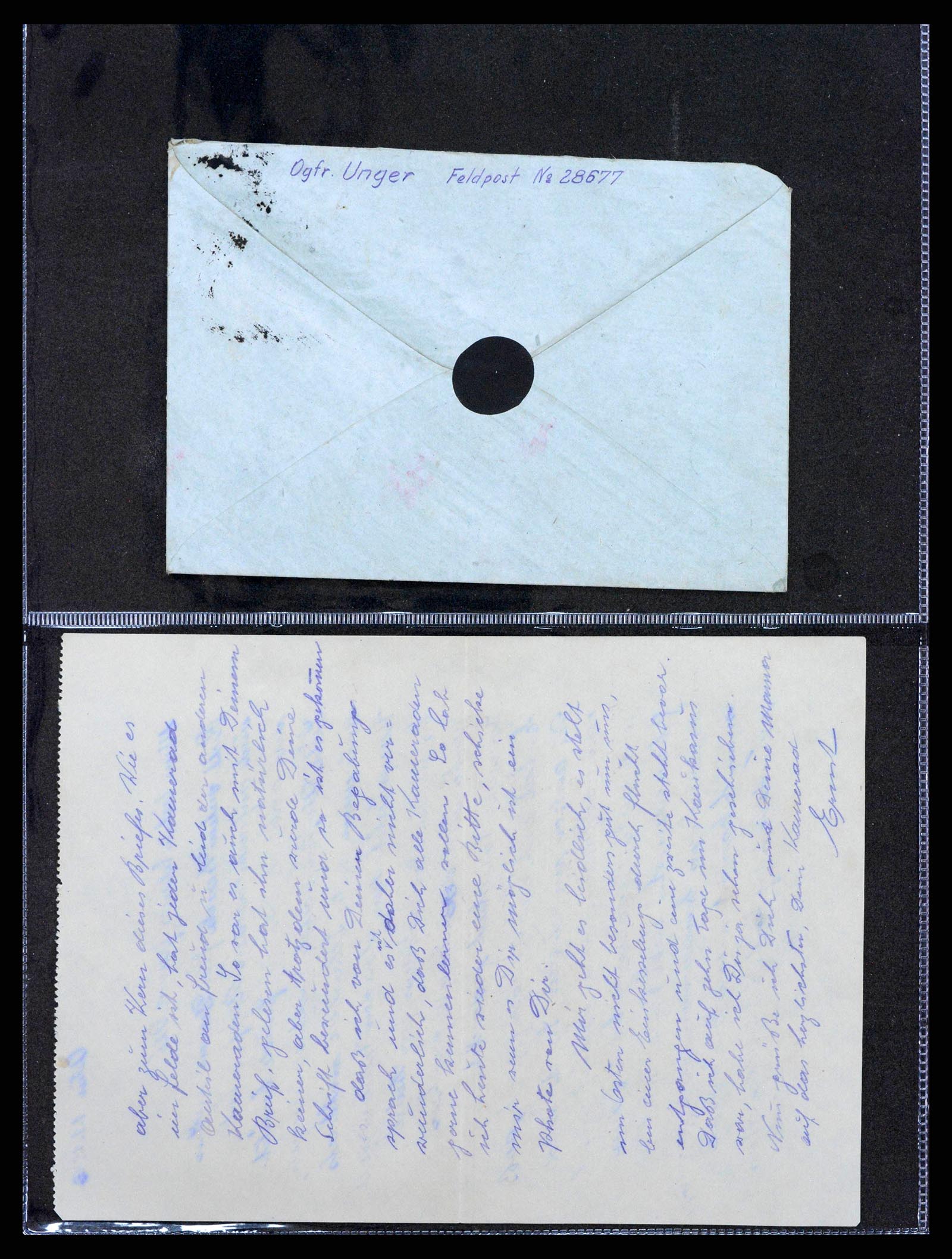38646 0079 - Postzegelverzameling 38646 Duitsland brieven en kaarten 1940-1945.