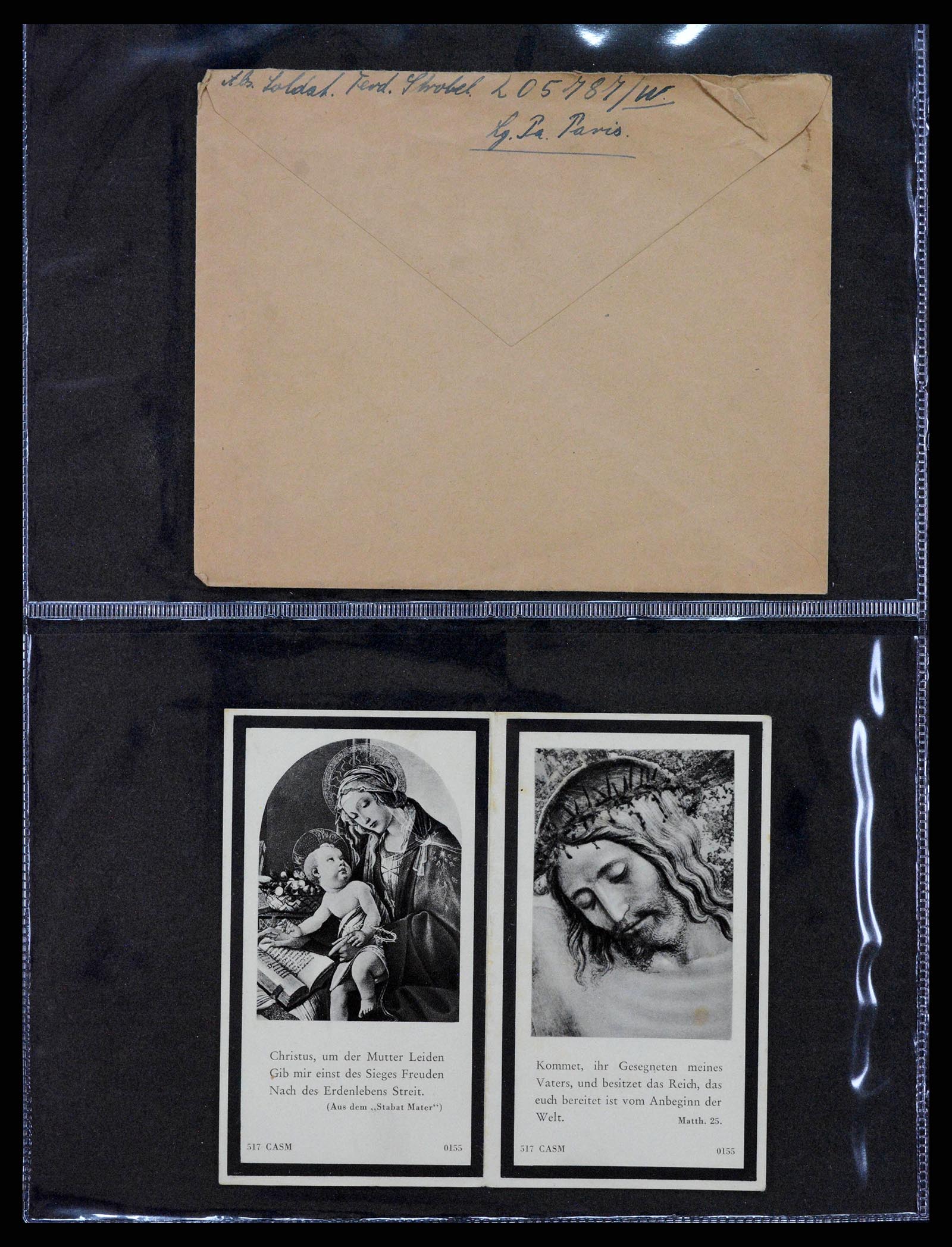 38646 0083 - Postzegelverzameling 38646 Duitsland brieven en kaarten 1940-1945.