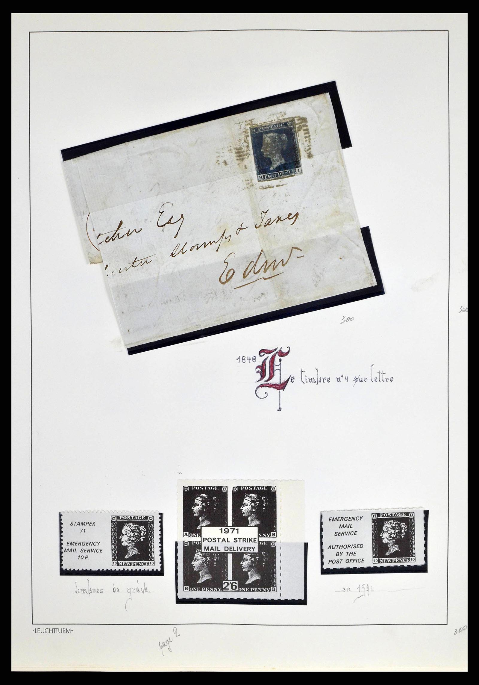 38649 0003 - Postzegelverzameling 38649 Engeland 1840-1971.
