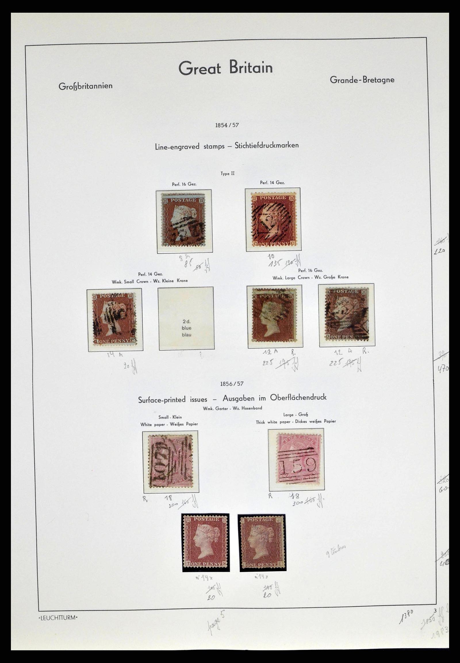 38649 0007 - Postzegelverzameling 38649 Engeland 1840-1971.