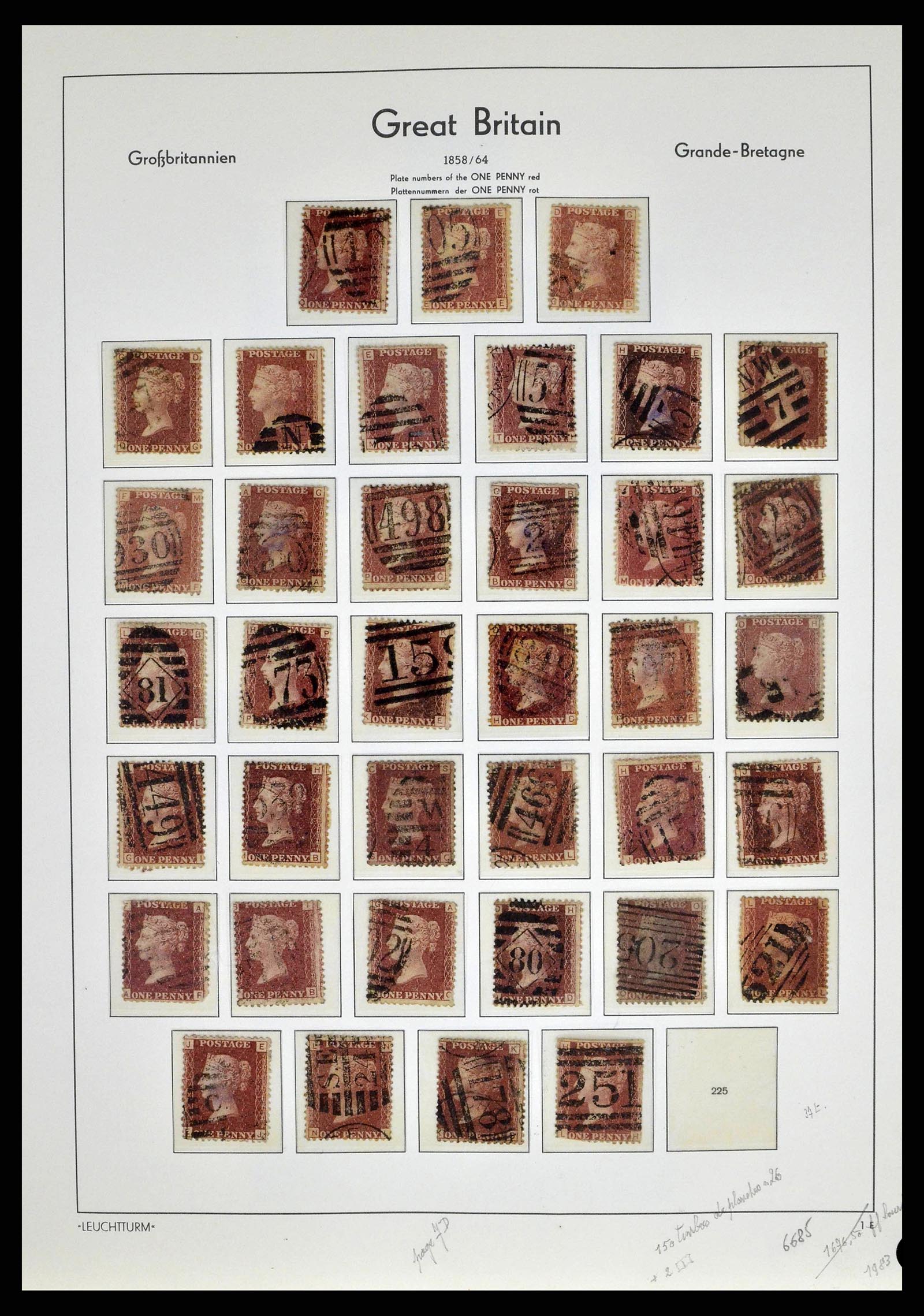 38649 0013 - Stamp collection 38649 Great Britain 1840-1971.