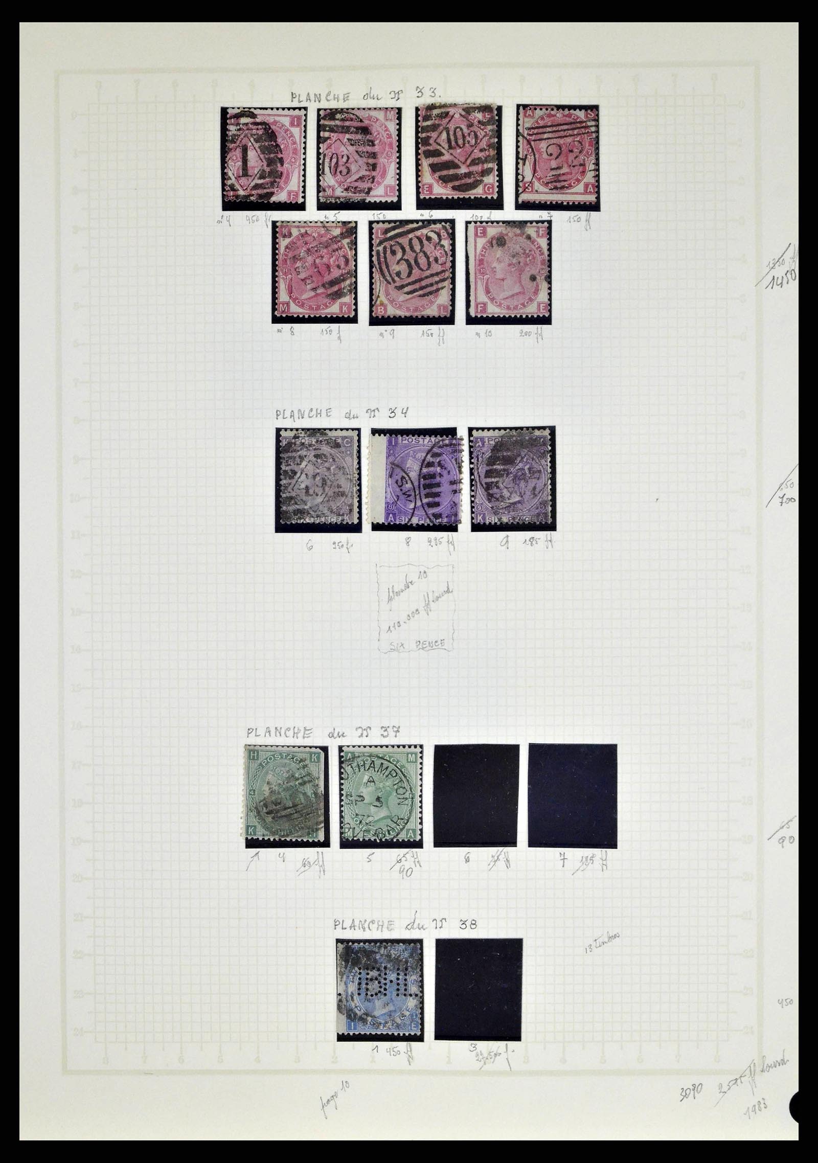 38649 0016 - Postzegelverzameling 38649 Engeland 1840-1971.
