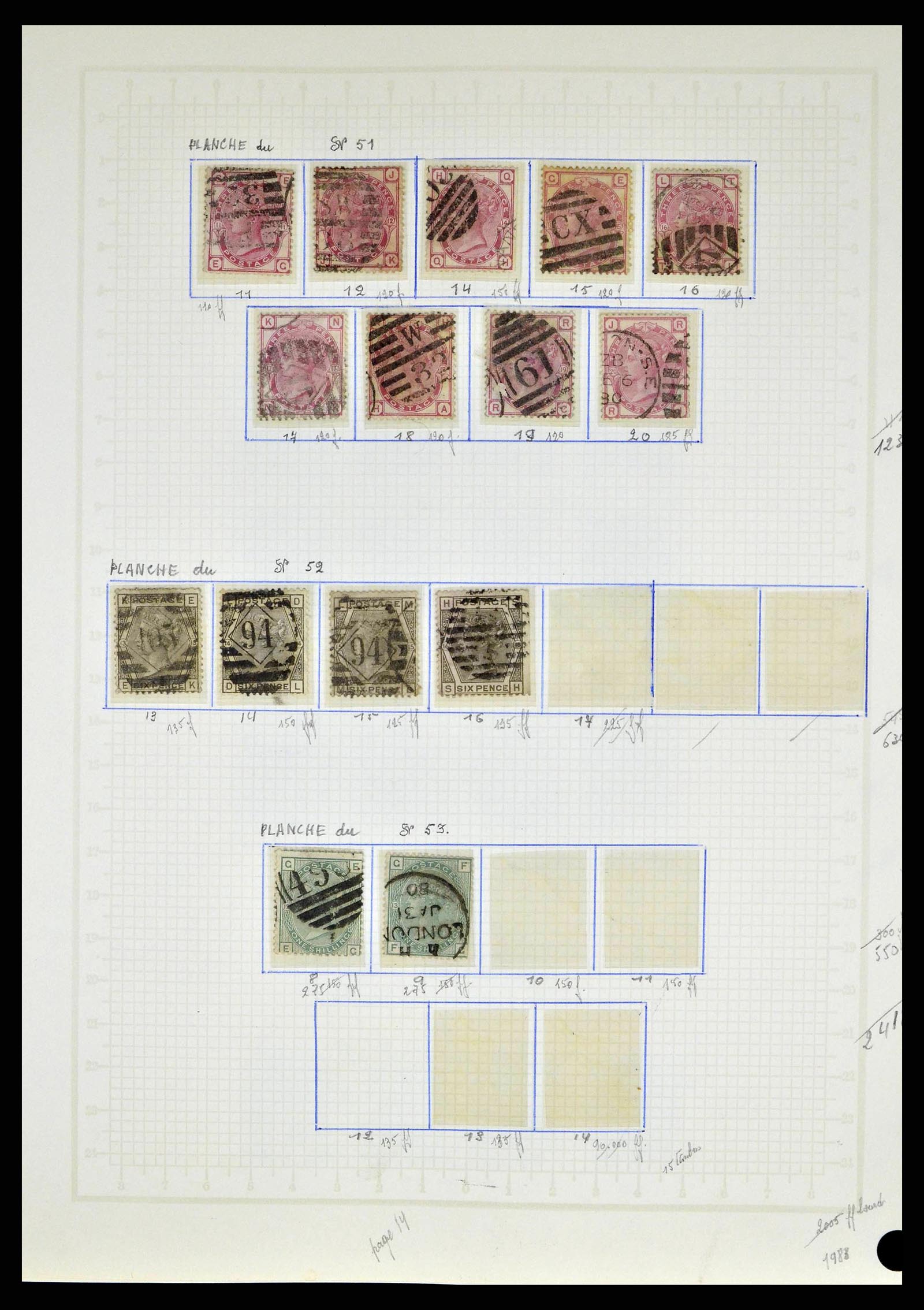 38649 0020 - Postzegelverzameling 38649 Engeland 1840-1971.