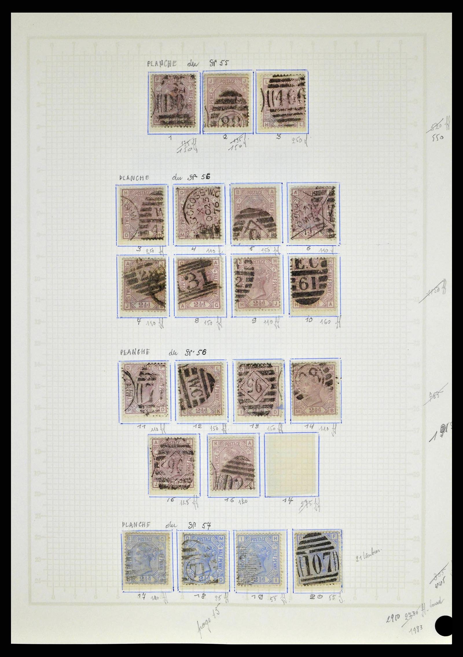 38649 0021 - Postzegelverzameling 38649 Engeland 1840-1971.