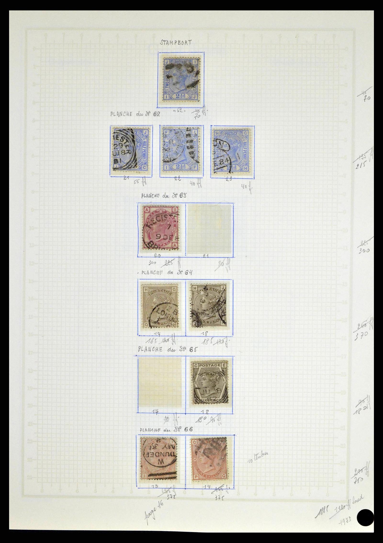 38649 0022 - Stamp collection 38649 Great Britain 1840-1971.