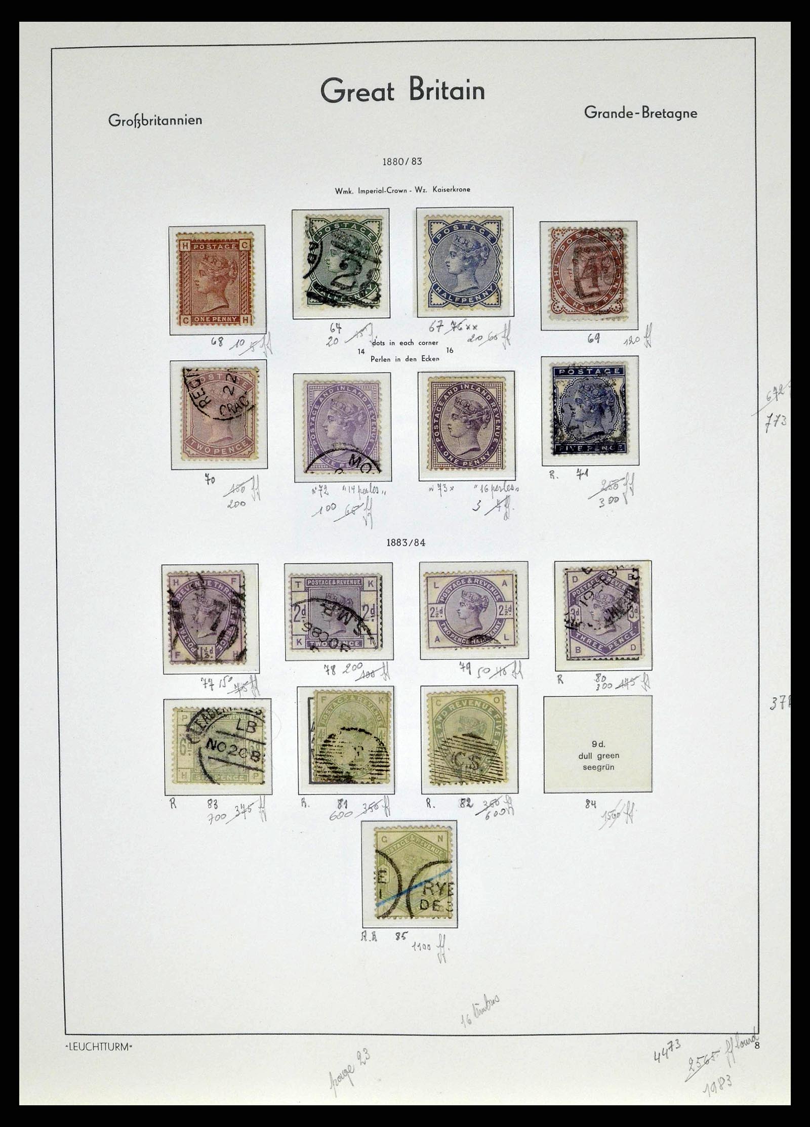 38649 0029 - Stamp collection 38649 Great Britain 1840-1971.