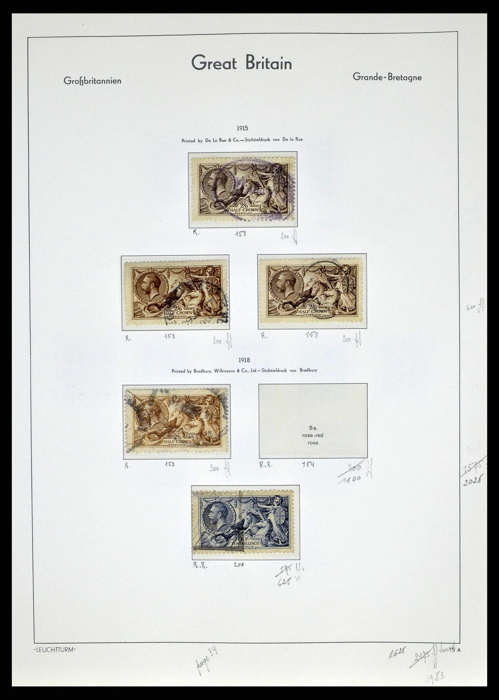 38649 0039 - Stamp collection 38649 Great Britain 1840-1971.
