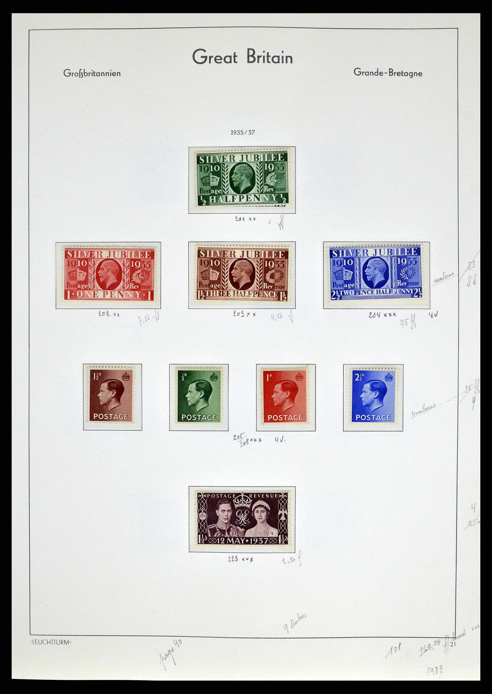38649 0045 - Stamp collection 38649 Great Britain 1840-1971.