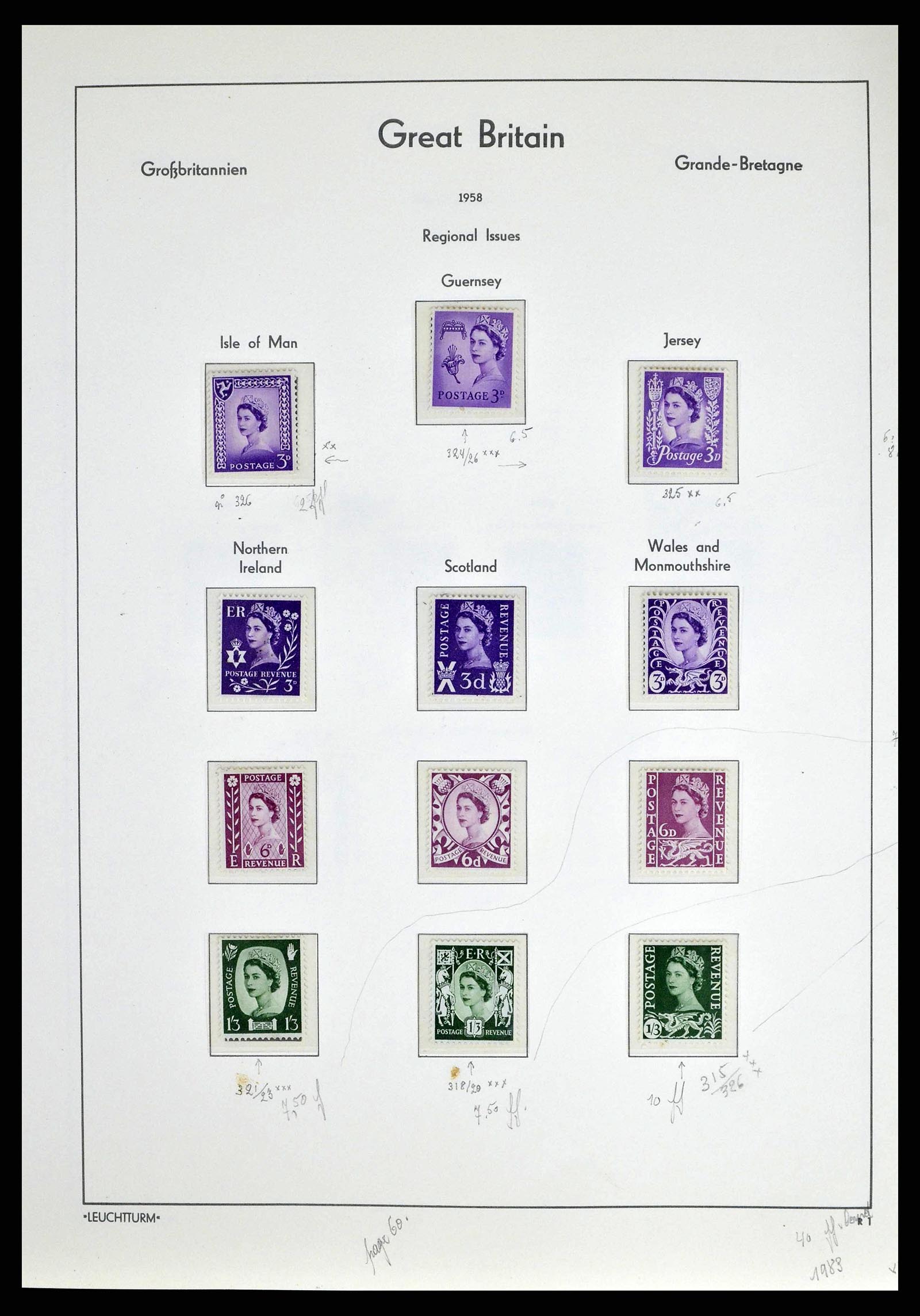 38649 0064 - Stamp collection 38649 Great Britain 1840-1971.