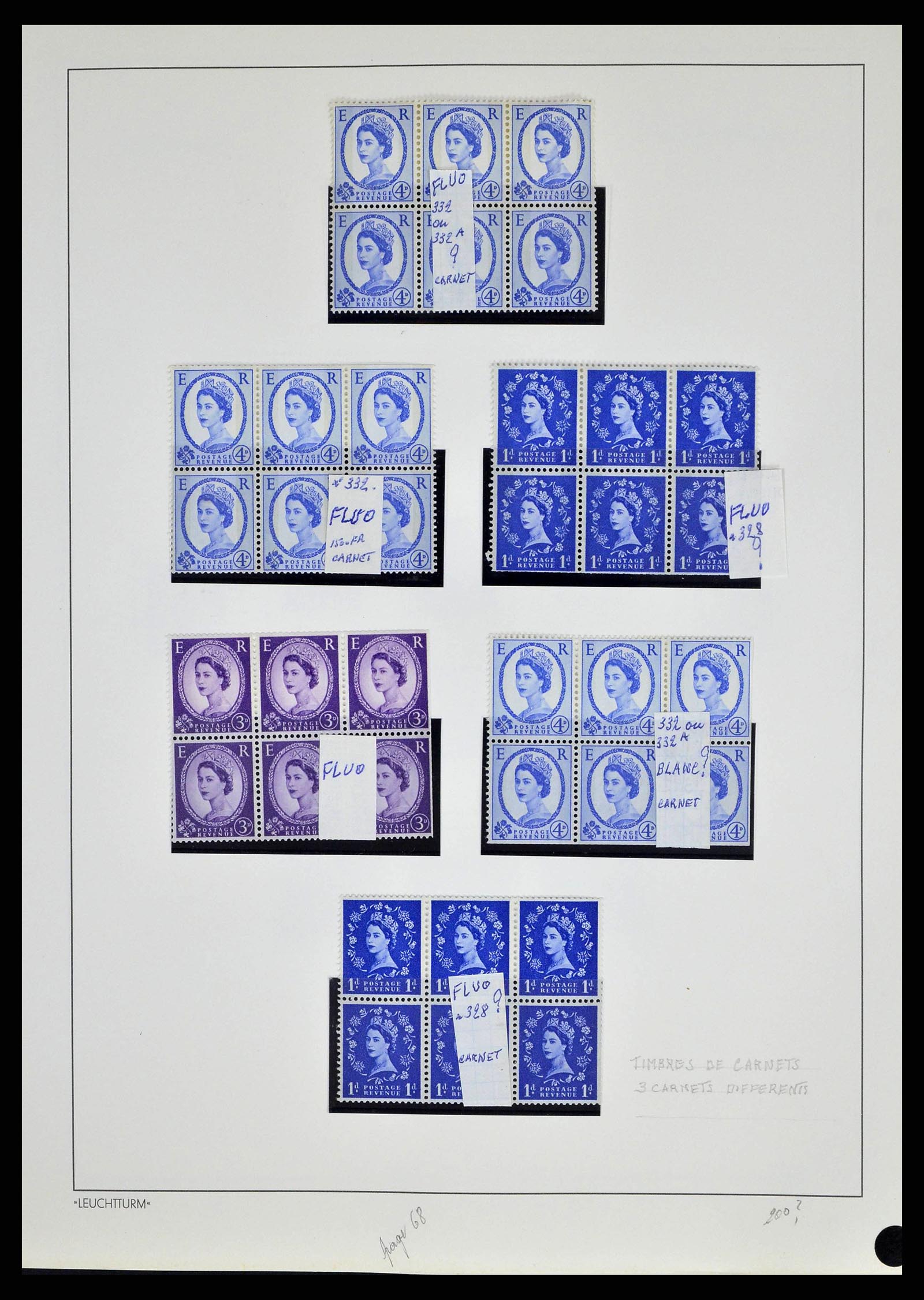 38649 0072 - Stamp collection 38649 Great Britain 1840-1971.
