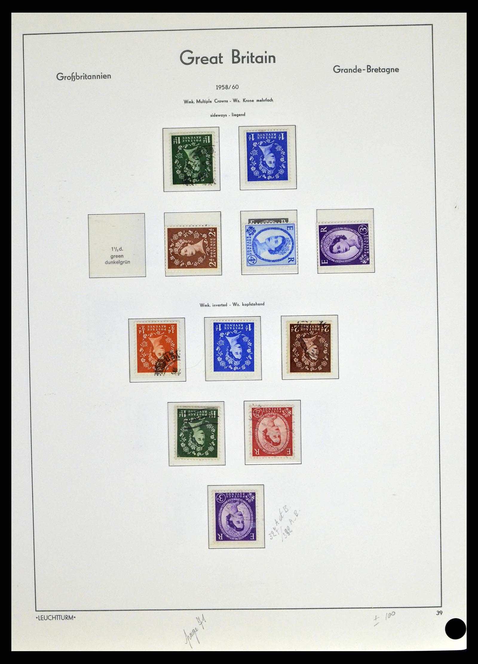 38649 0075 - Stamp collection 38649 Great Britain 1840-1971.