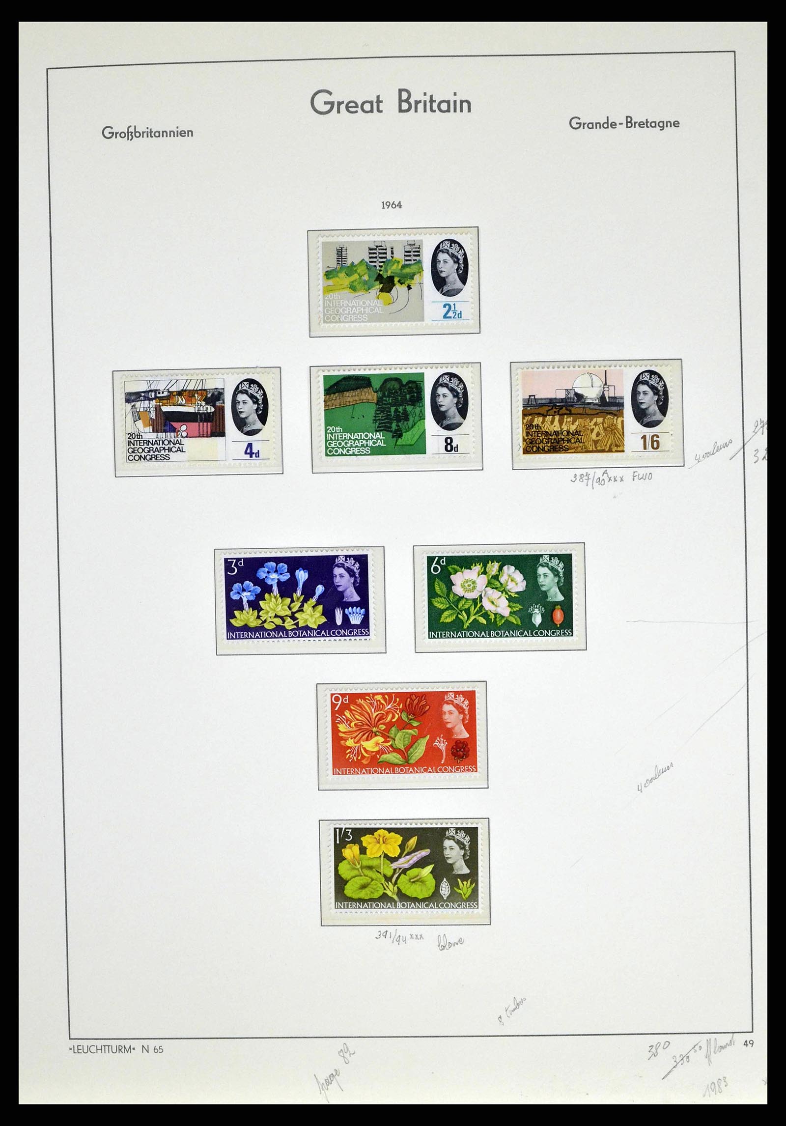 38649 0086 - Stamp collection 38649 Great Britain 1840-1971.