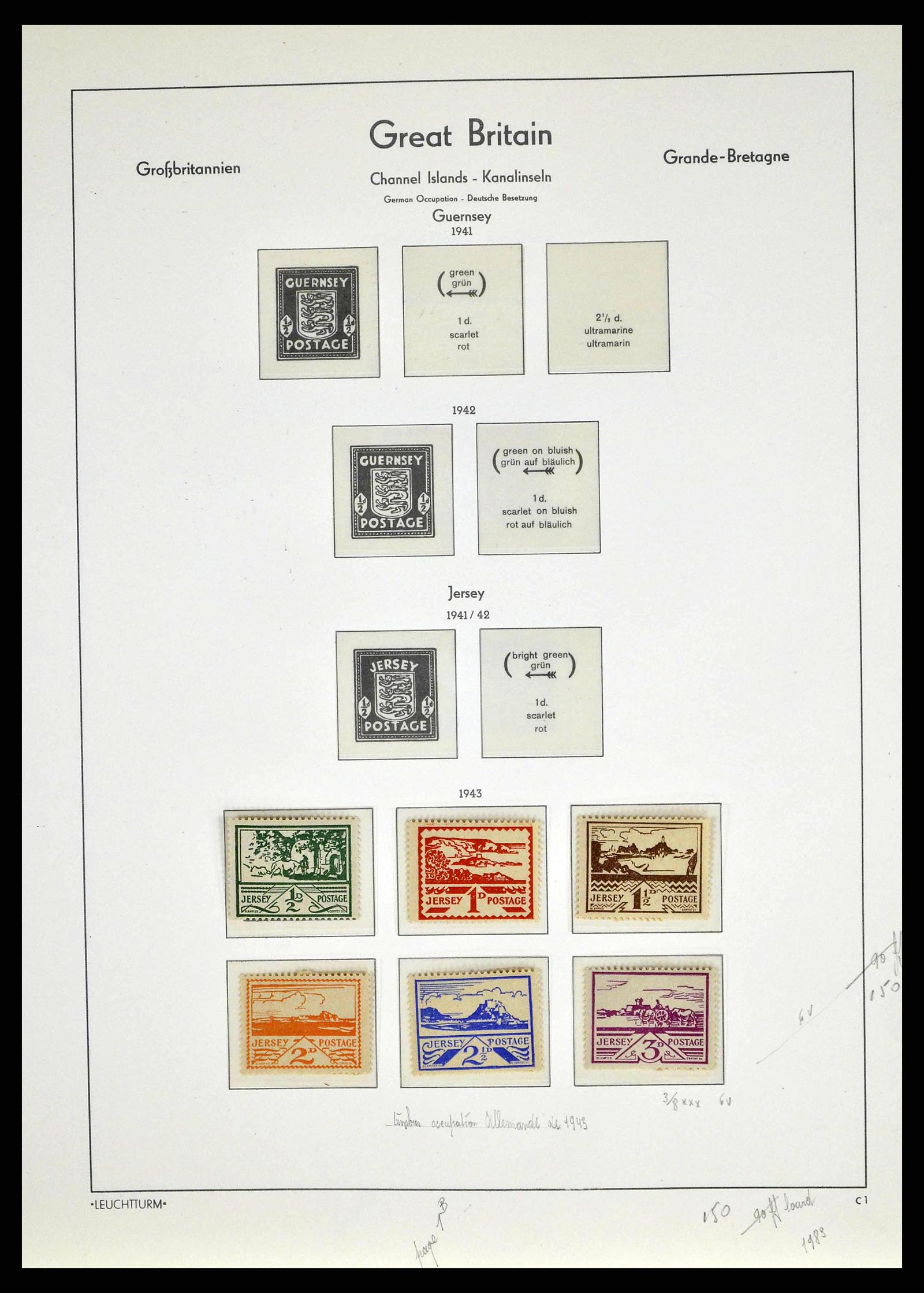 38649 0142 - Stamp collection 38649 Great Britain 1840-1971.