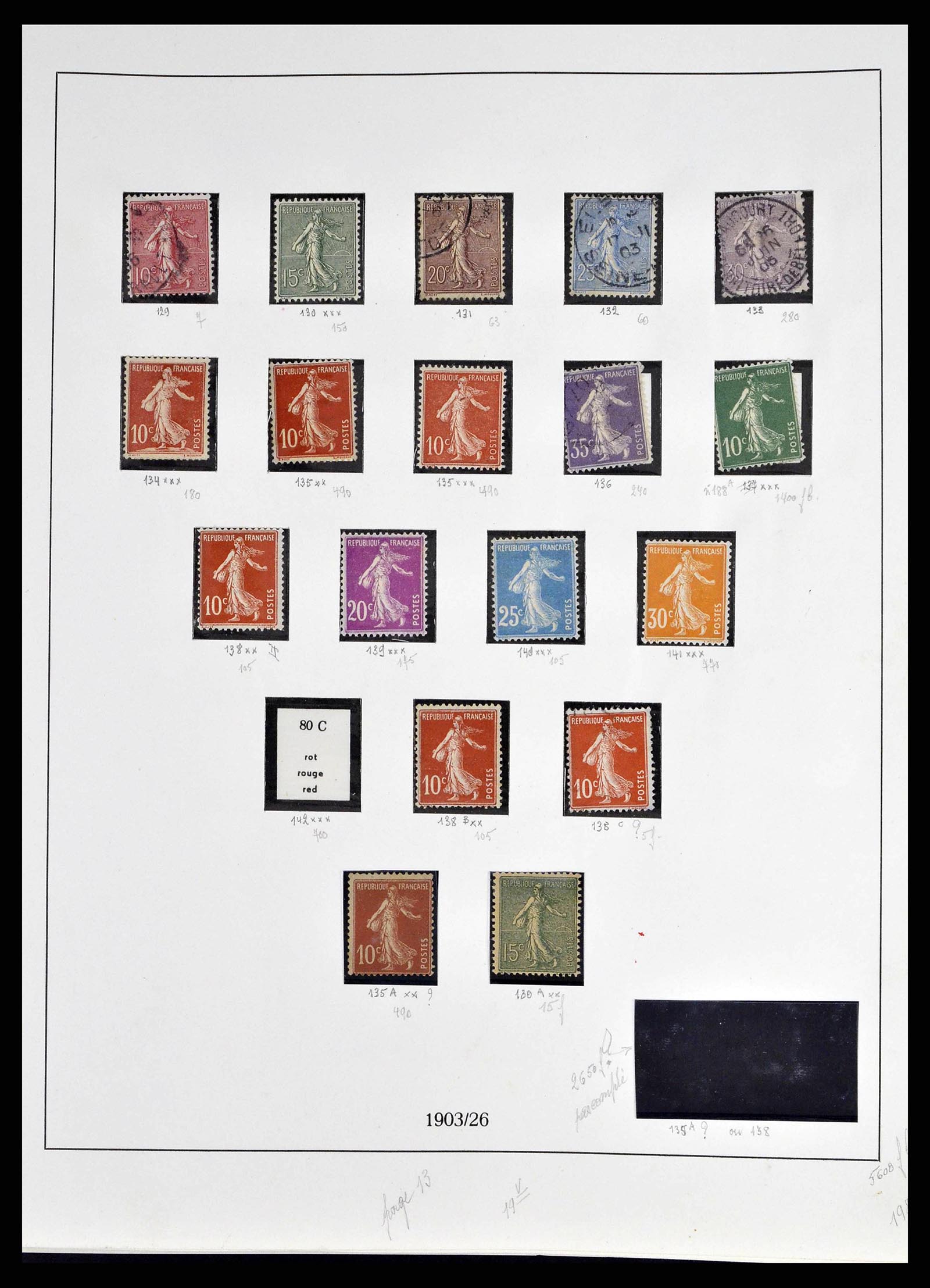 38651 0019 - Postzegelverzameling 38651 Frankrijk 1849-1978.