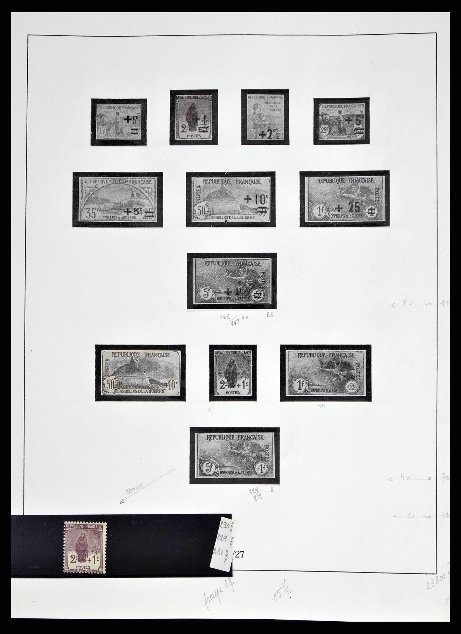 38651 0027 - Postzegelverzameling 38651 Frankrijk 1849-1978.