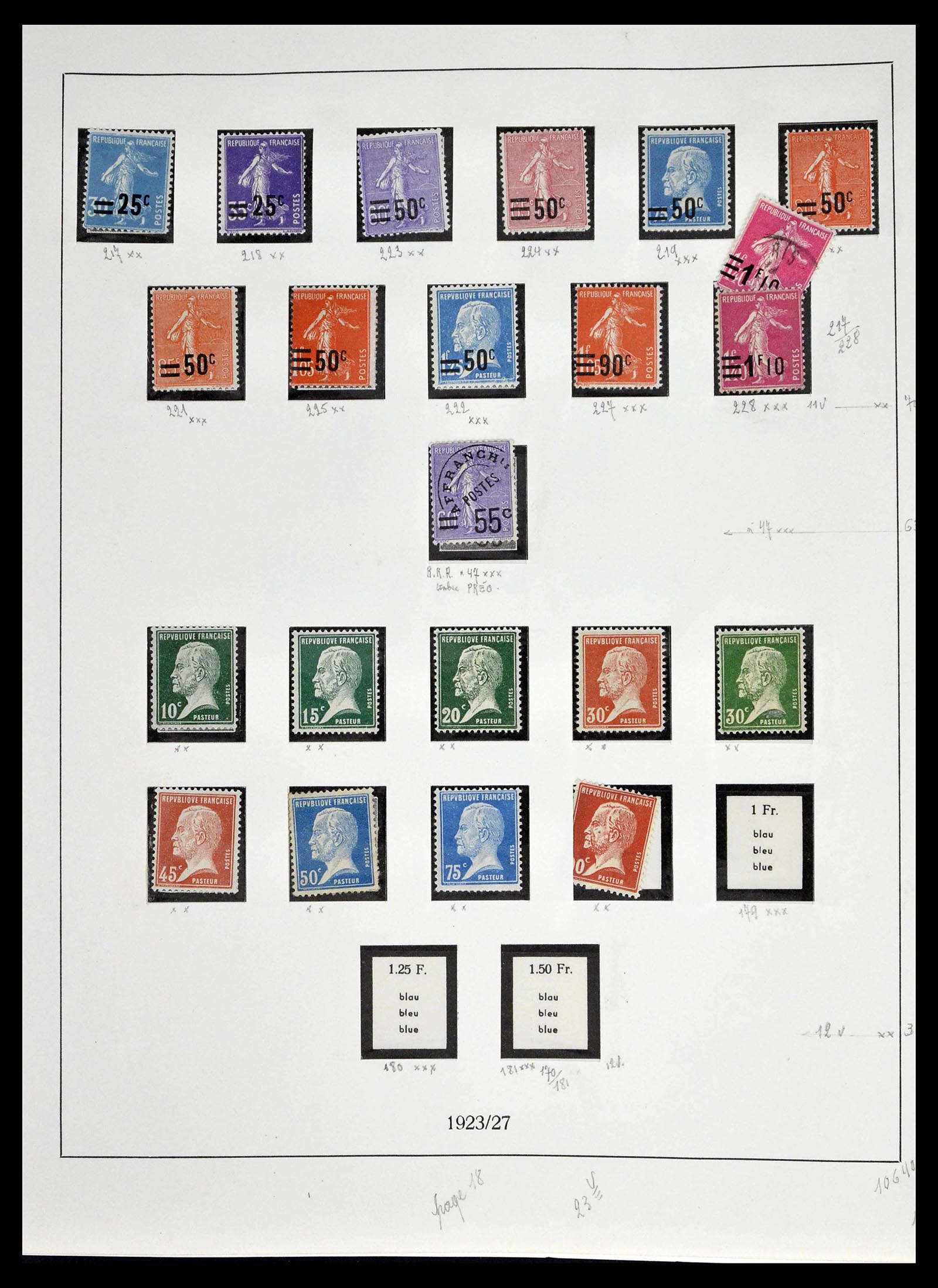 38651 0028 - Postzegelverzameling 38651 Frankrijk 1849-1978.