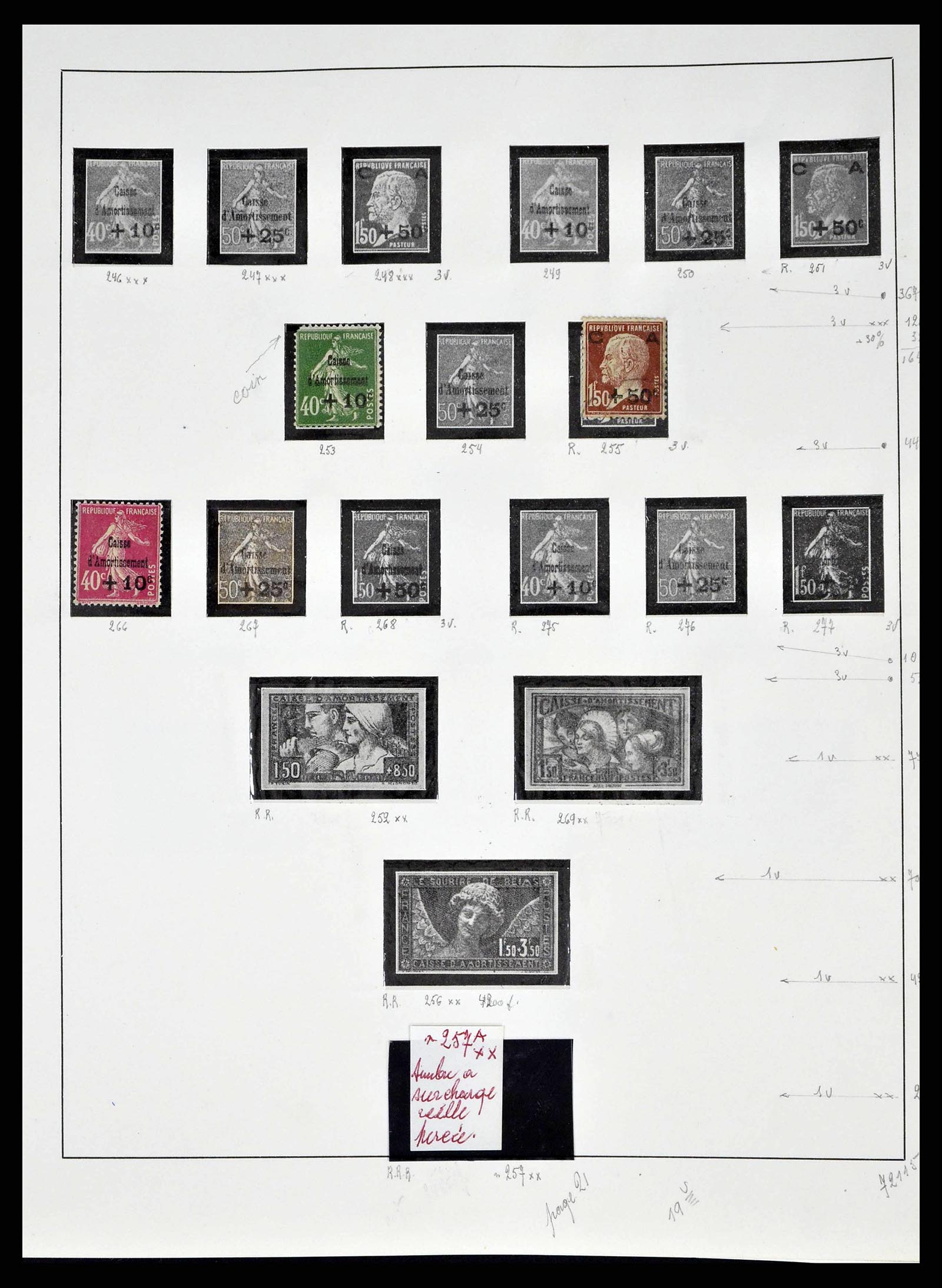 38651 0031 - Postzegelverzameling 38651 Frankrijk 1849-1978.