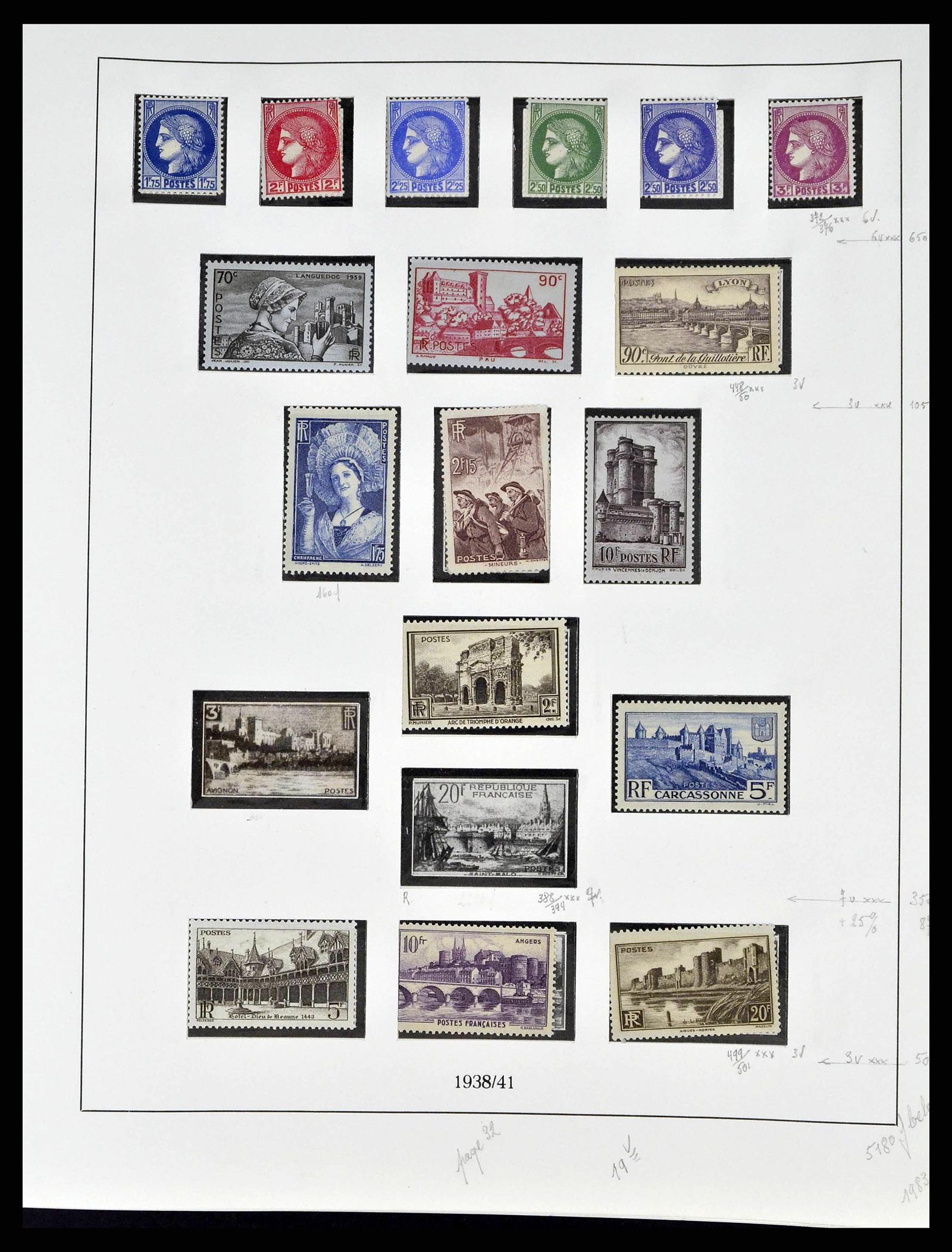 38651 0043 - Stamp collection 38651 France 1849-1978.