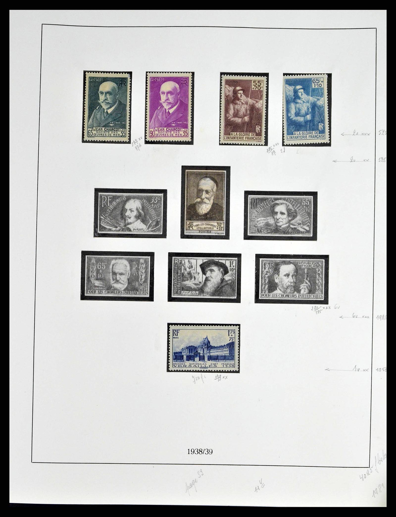 38651 0044 - Stamp collection 38651 France 1849-1978.