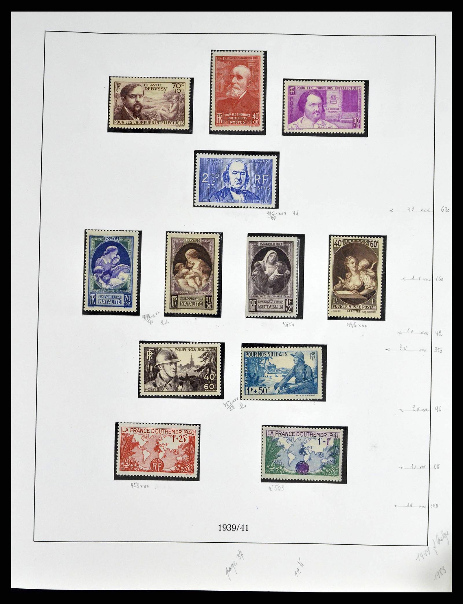 38651 0048 - Postzegelverzameling 38651 Frankrijk 1849-1978.