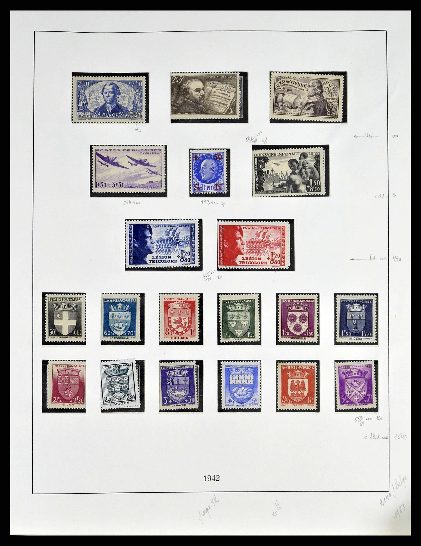 38651 0054 - Postzegelverzameling 38651 Frankrijk 1849-1978.