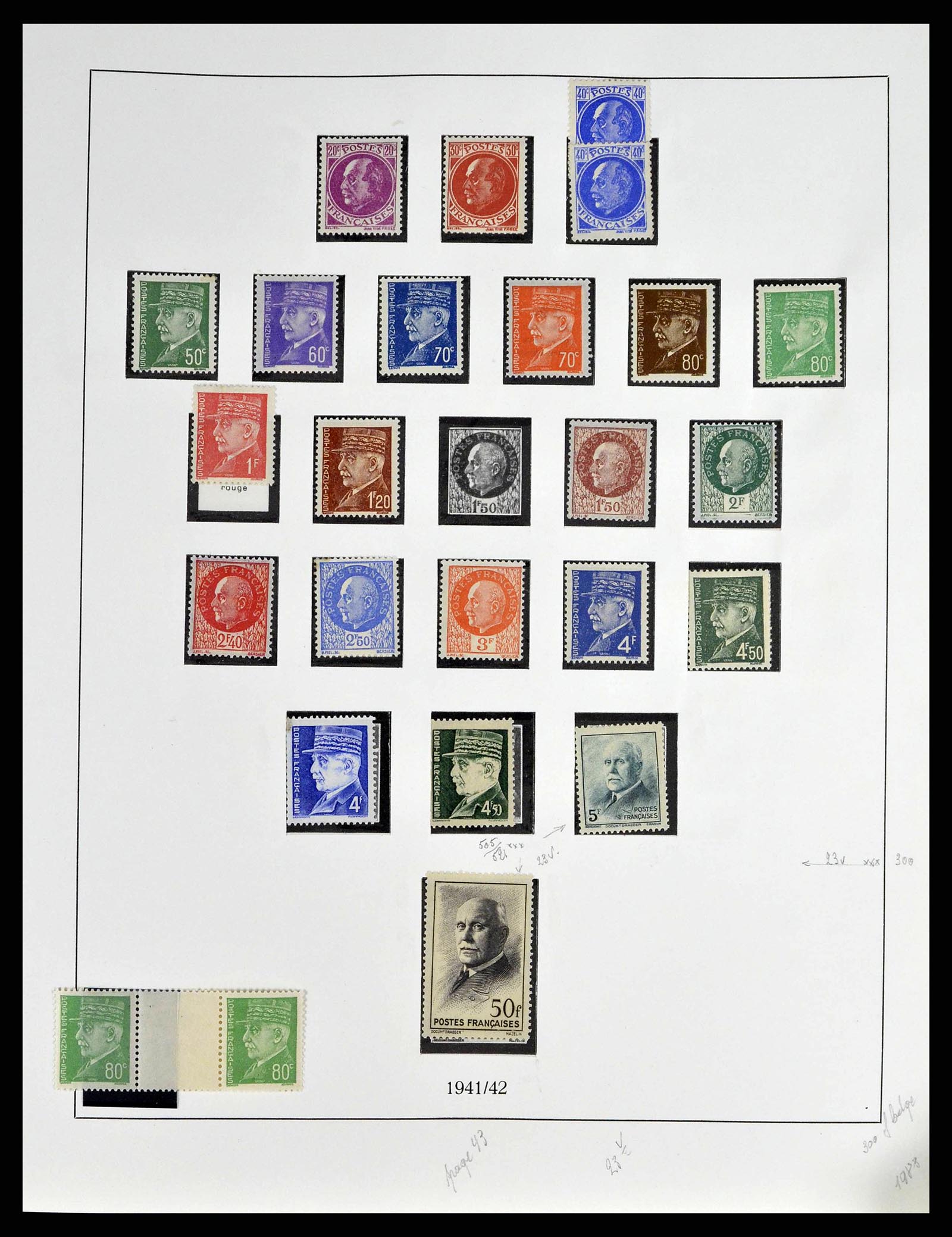 38651 0055 - Postzegelverzameling 38651 Frankrijk 1849-1978.