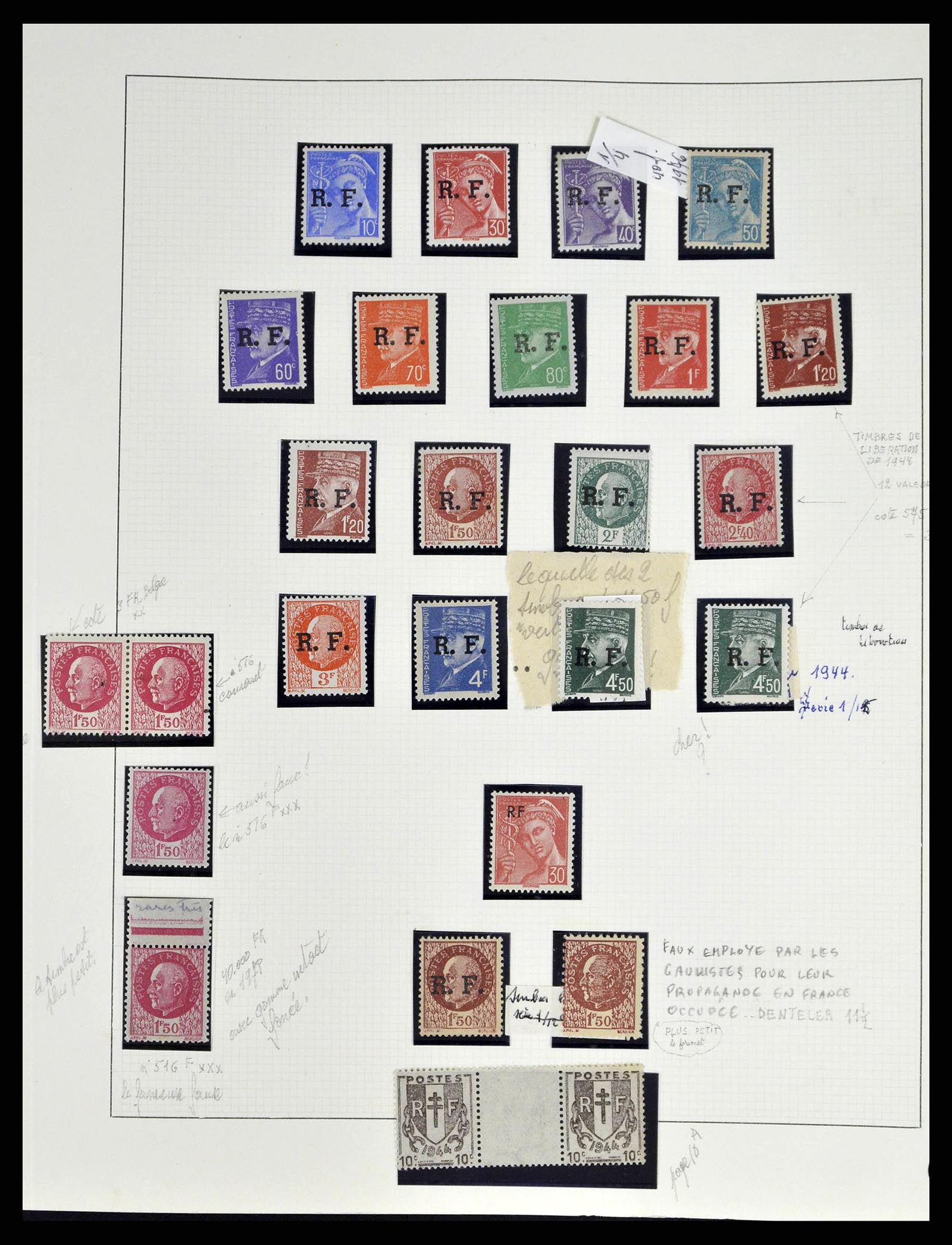 38651 0057 - Postzegelverzameling 38651 Frankrijk 1849-1978.