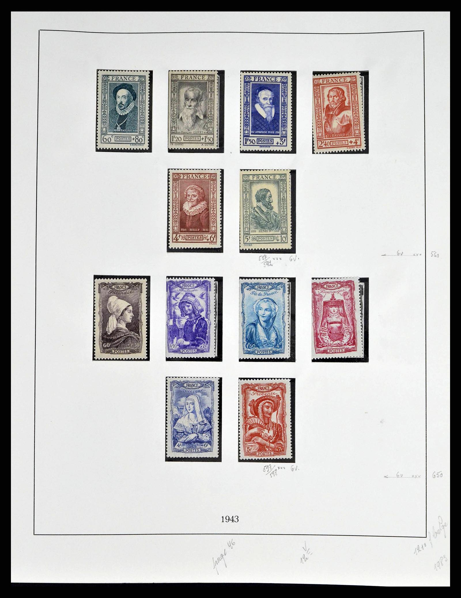 38651 0060 - Postzegelverzameling 38651 Frankrijk 1849-1978.