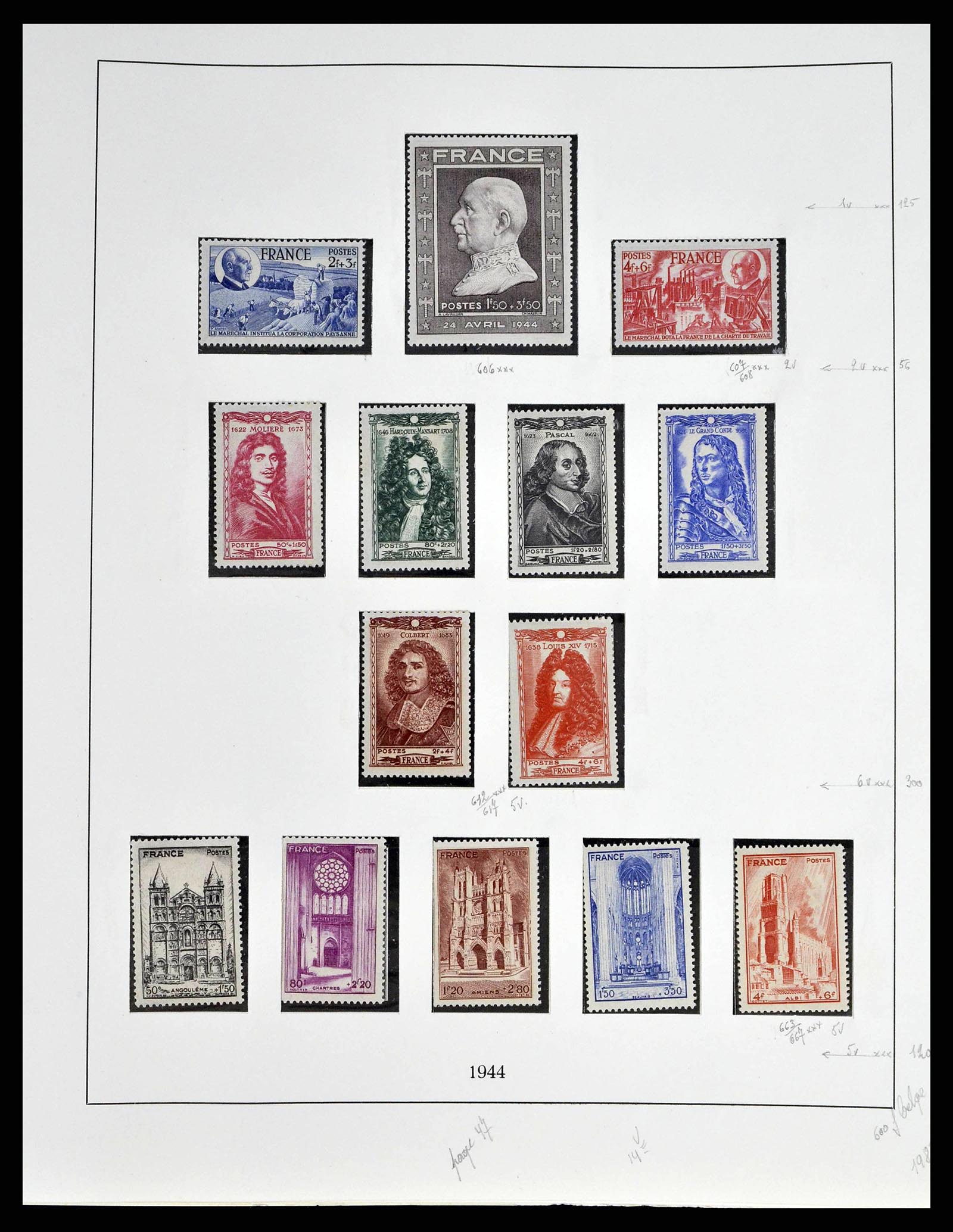 38651 0061 - Stamp collection 38651 France 1849-1978.